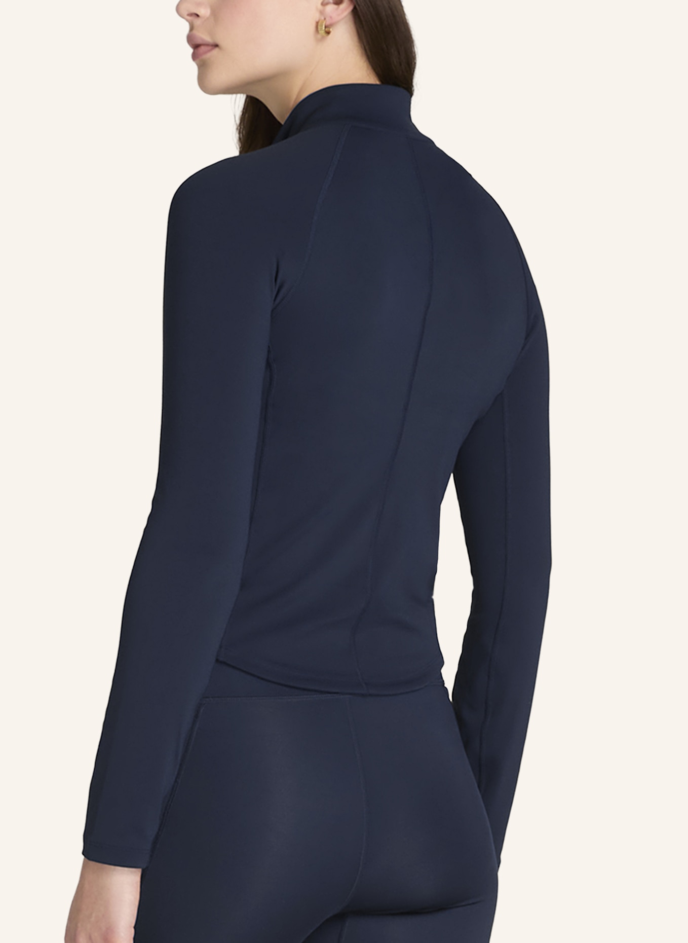 Wilson Baseline Half-Zip Langarmshirt: BLAU