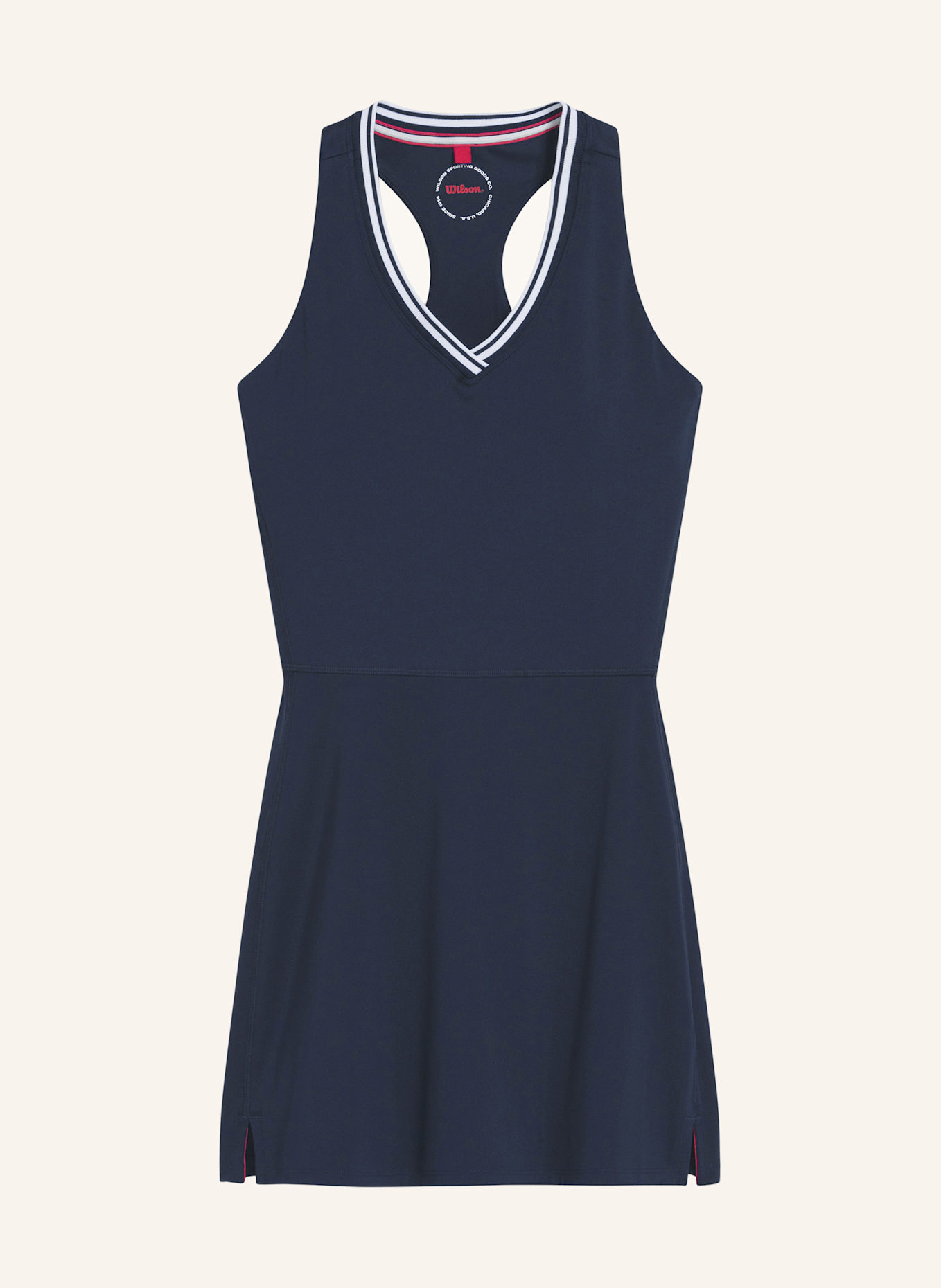 Wilson Tiebreaker Dress Unlined Midikleid: BLAU