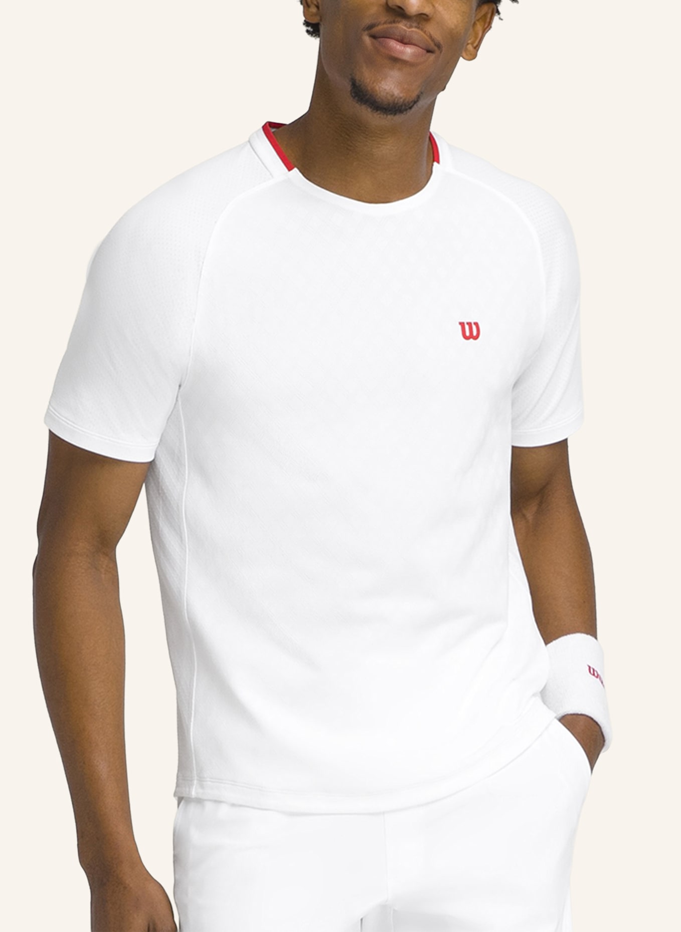 Wilson Shirt SERVE OUT TEE: WEISS