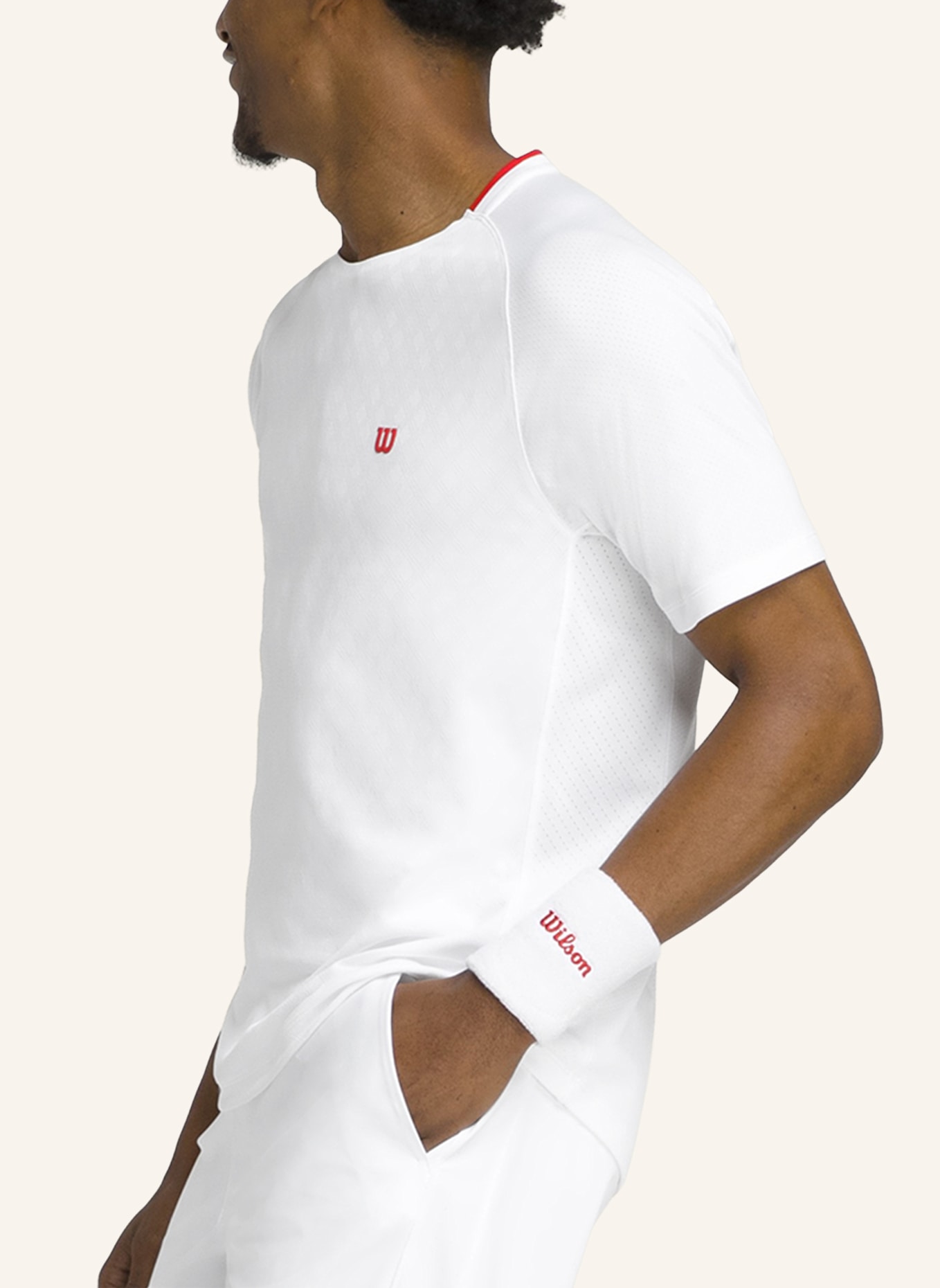 Wilson Shirt SERVE OUT TEE: WEISS