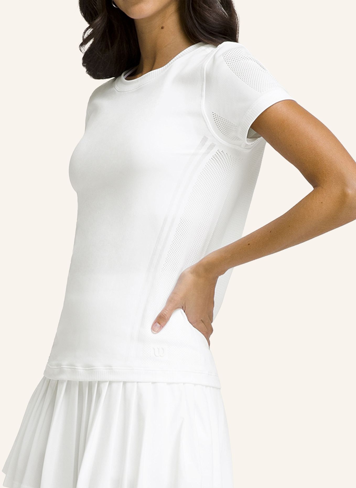 Wilson Shirt PRO SEAMLESS TEE: WEISS