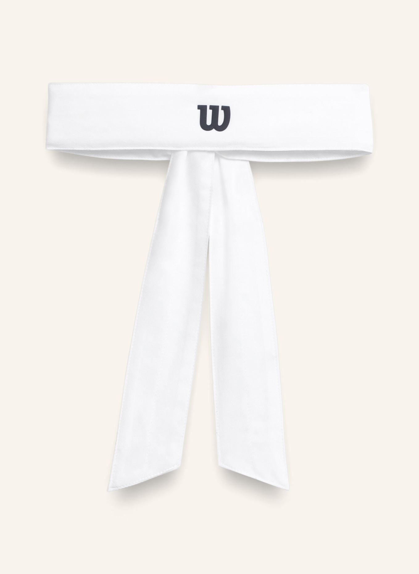 Wilson Stirnband TIE HEADBAND: WEISS