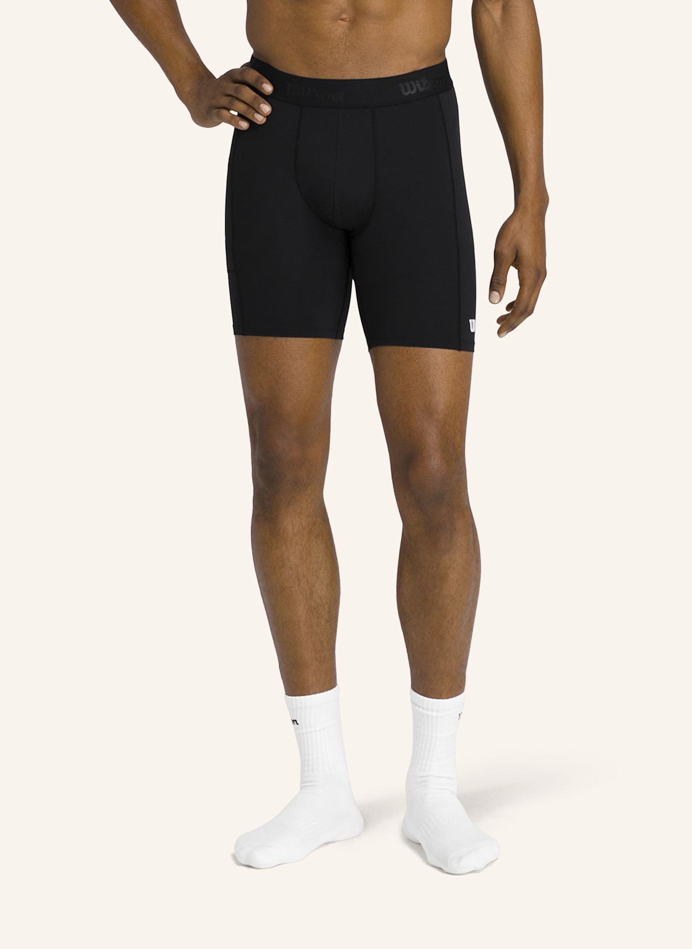 Wilson Sportshorts COMPRESSION SHORT: SCHWARZ
