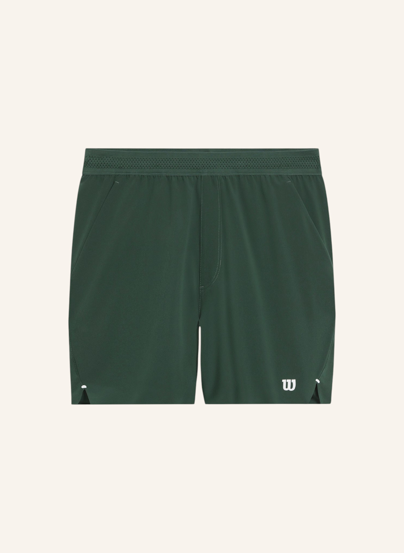 Wilson Tournament Short 7In Unlined Sporthose: GRÜN