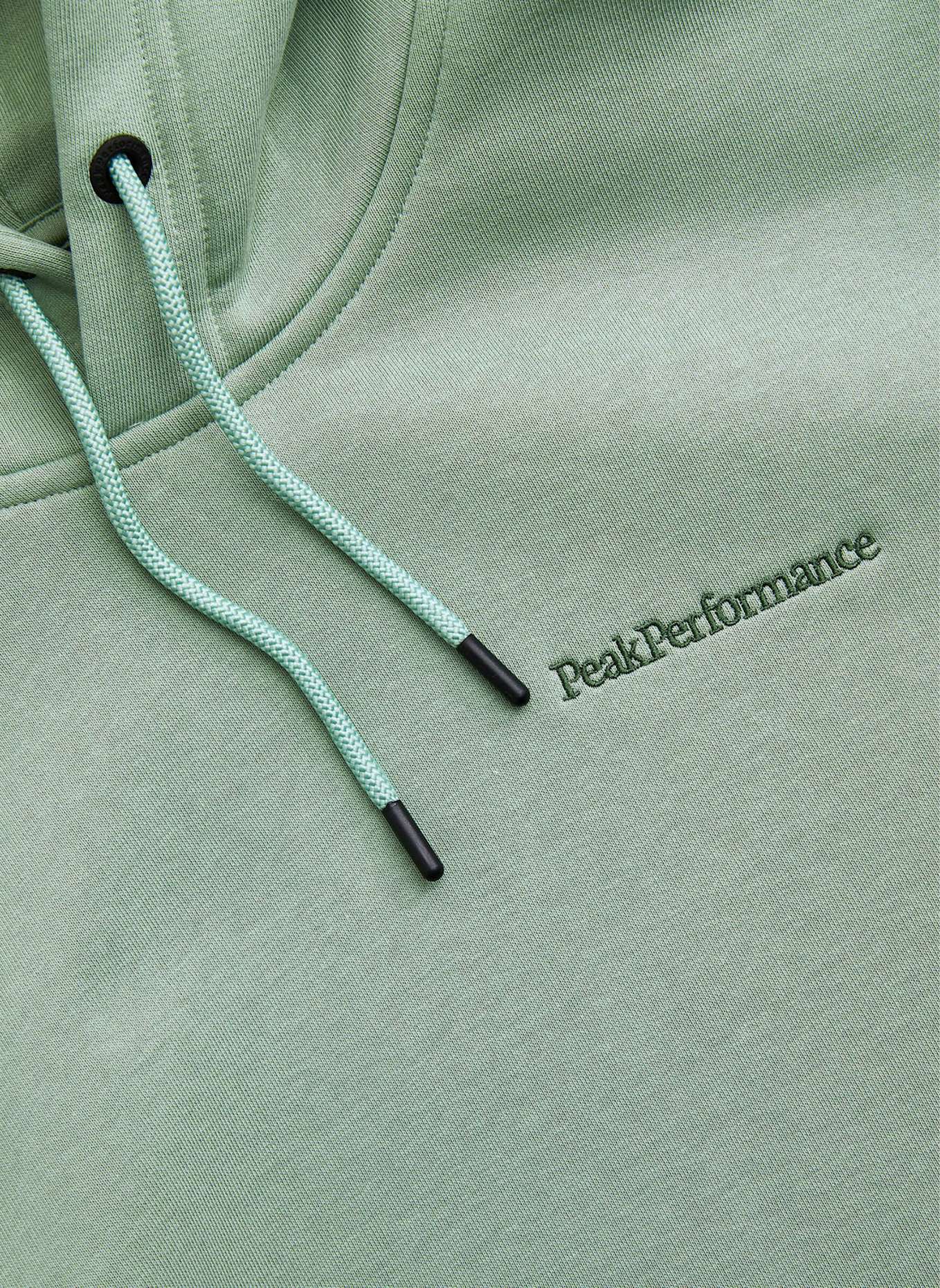 Peak Performance M Original Small Logo Hood Kapuzensweatshirt: HELLGRÜN