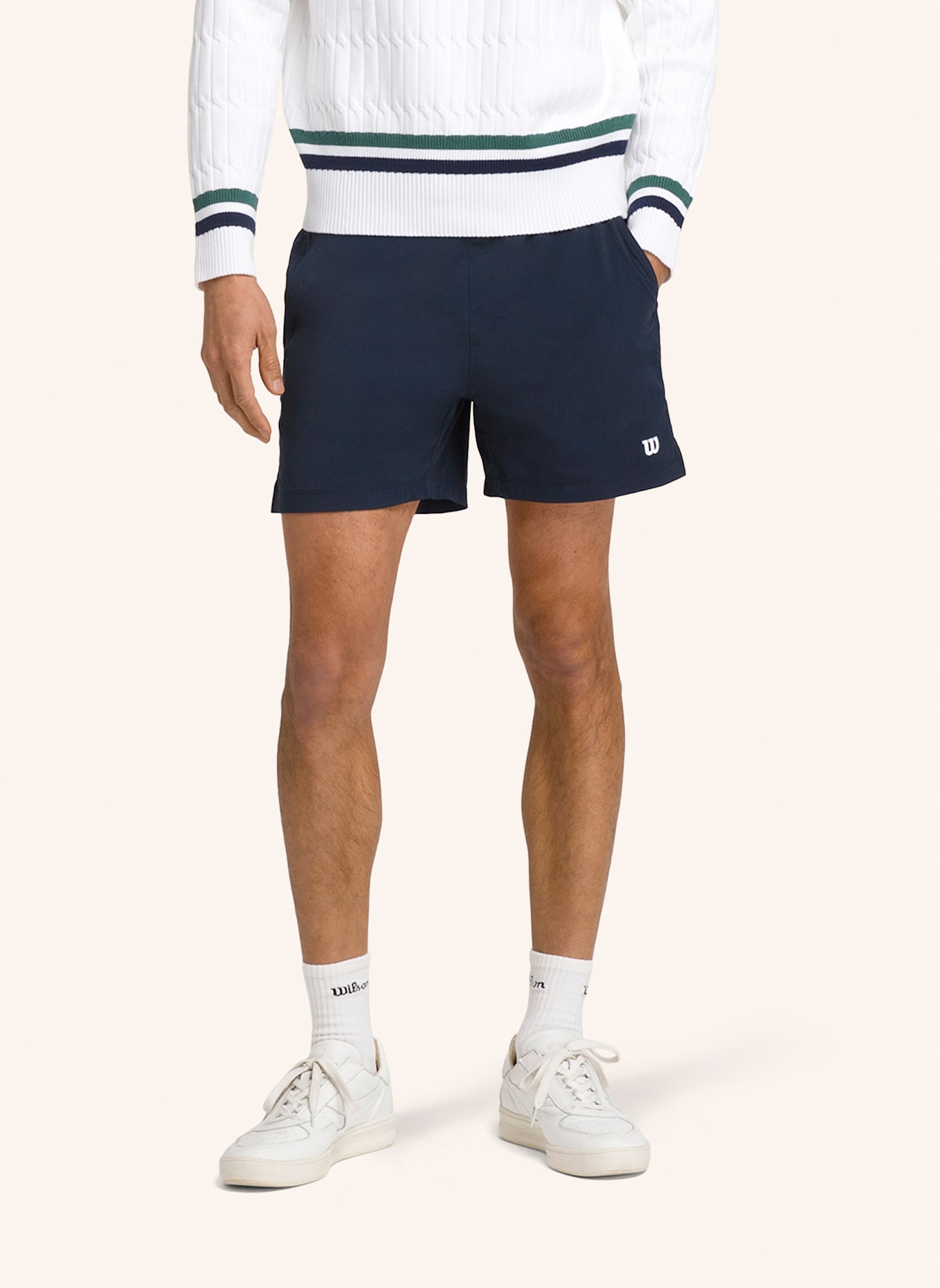 Wilson Sportshorts TENNIS VOLLEY SHORT 6IN: BLAU