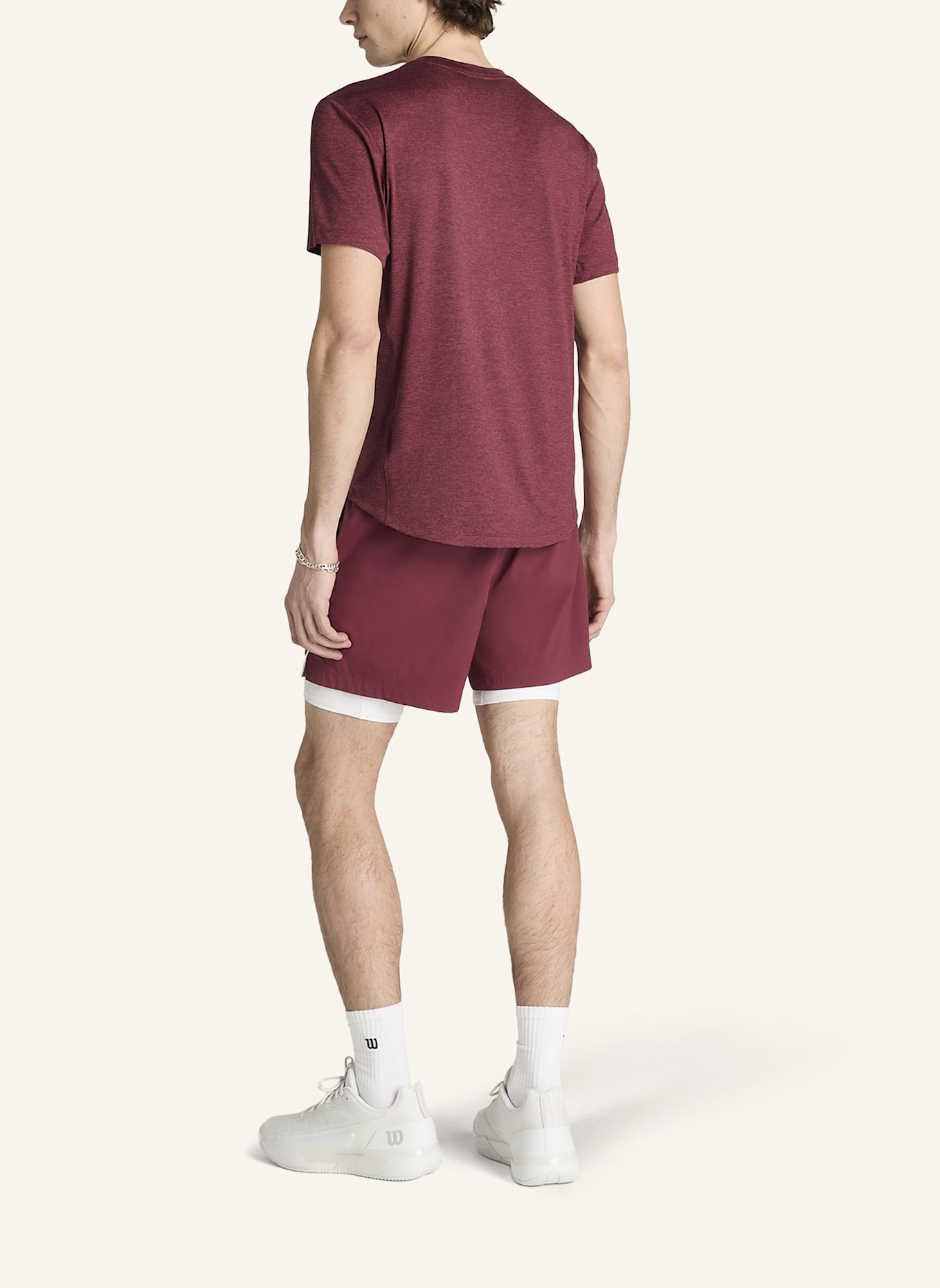 Wilson Sportshorts TENNIS VOLLEY SHORT 6IN: DUNKELROT