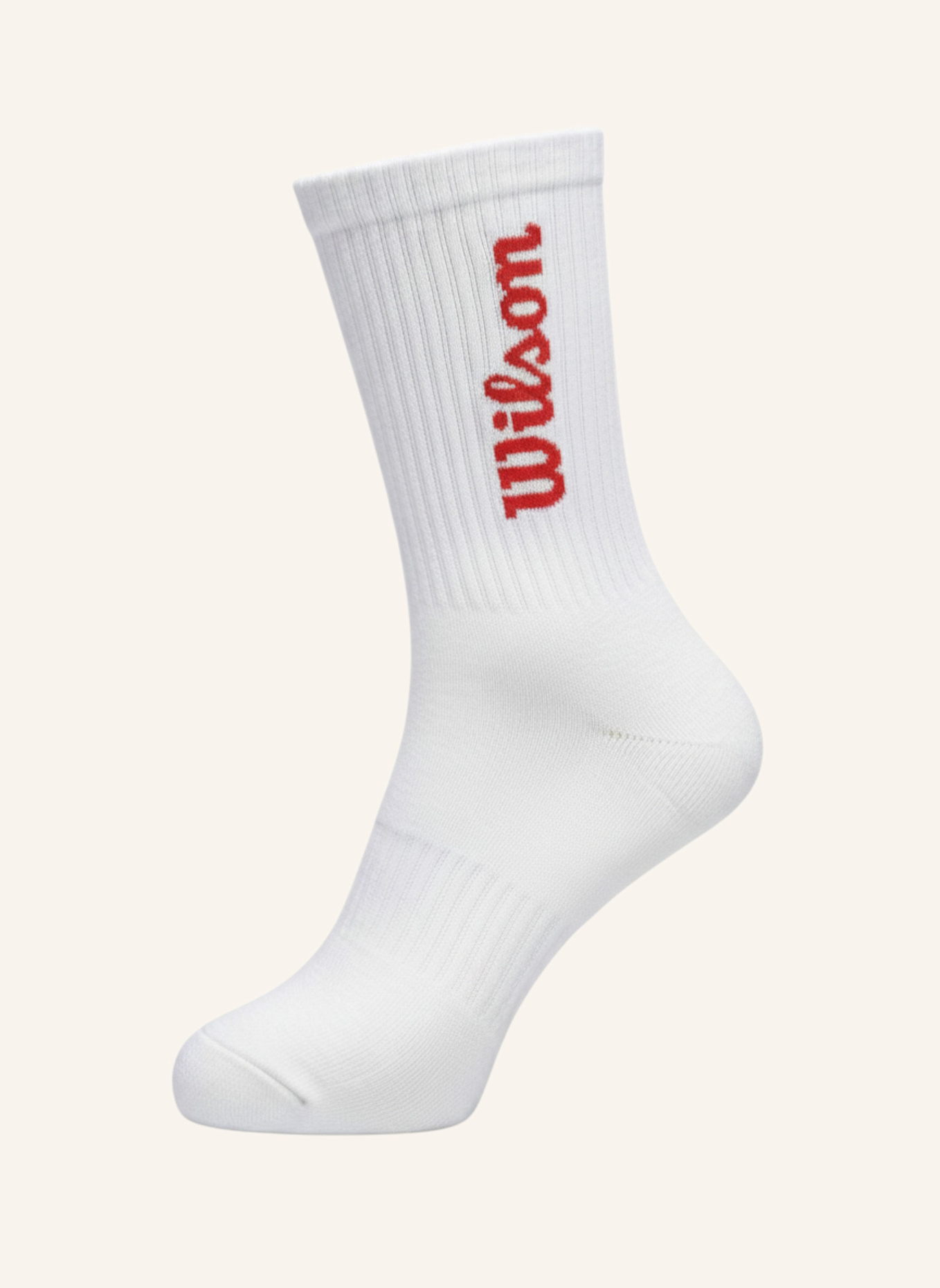 Wilson Sportsocken CREW LOGO SOCKS: WEISS/ ROT