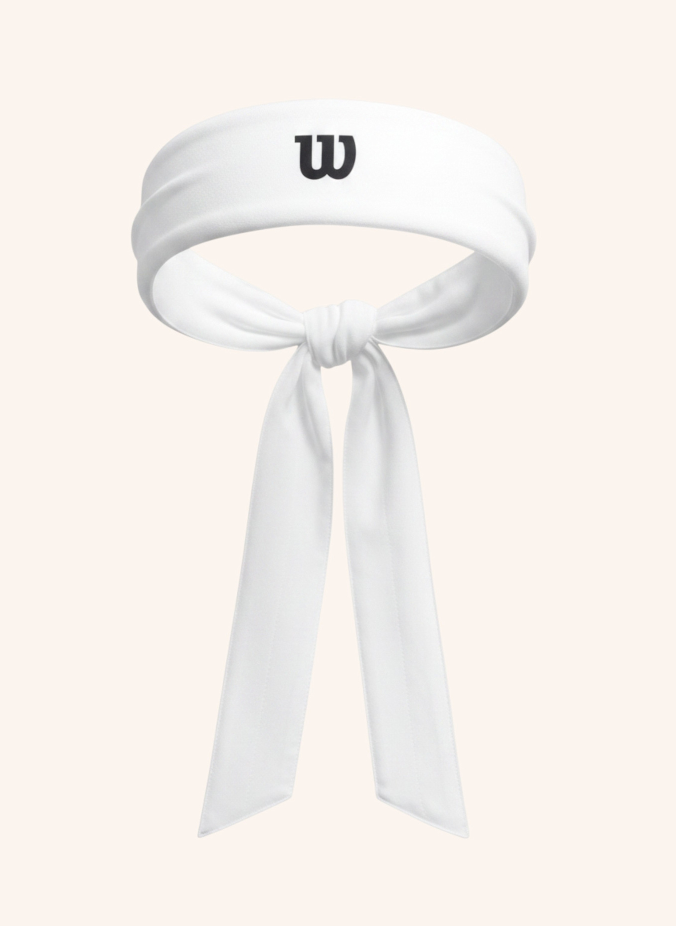 Wilson Stirnband TIE HEADBAND: WEISS