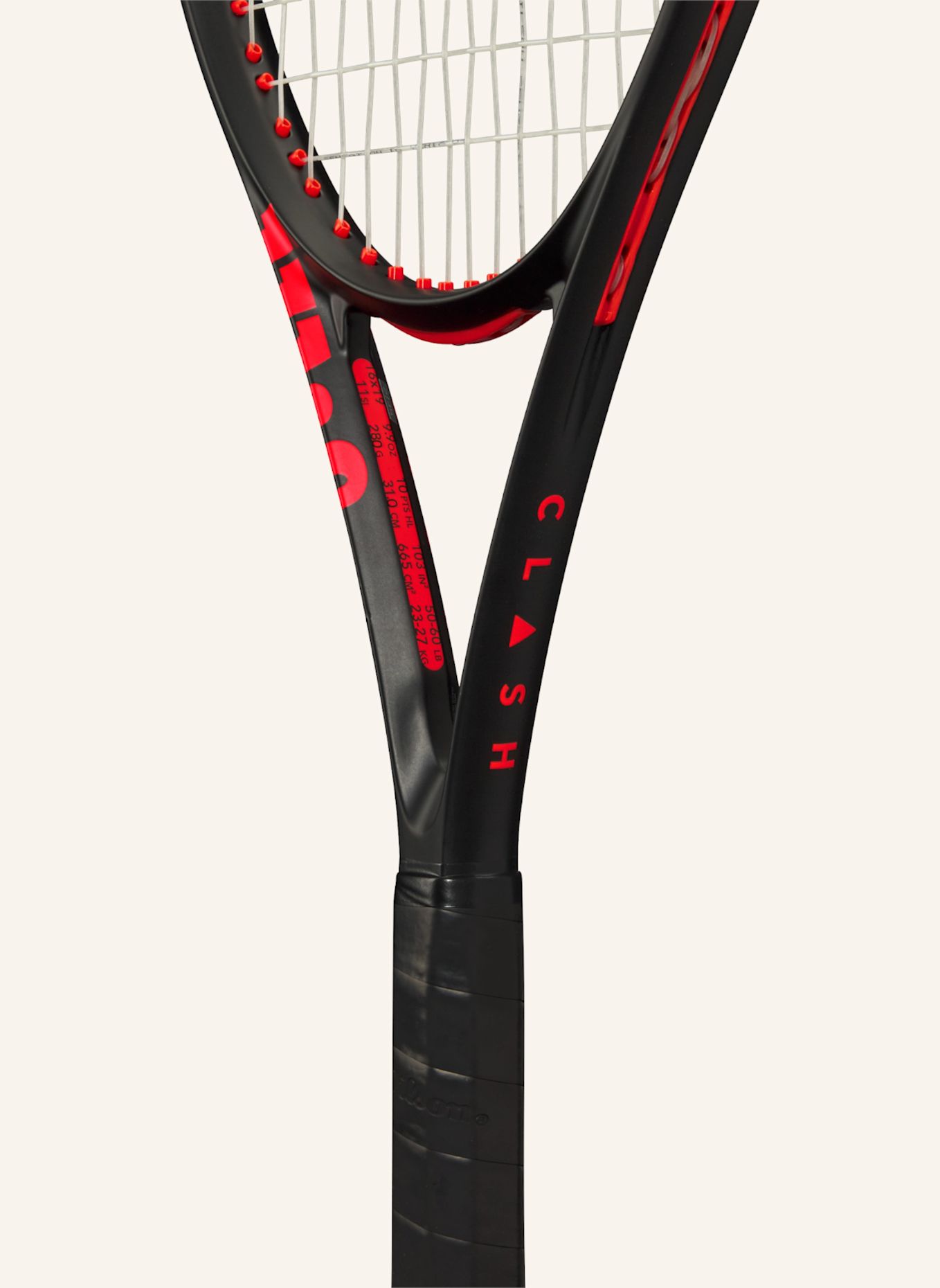 Wilson Tennisschläger CLASH TEAM 103 V3.0 BK RKT: SCHWARZ