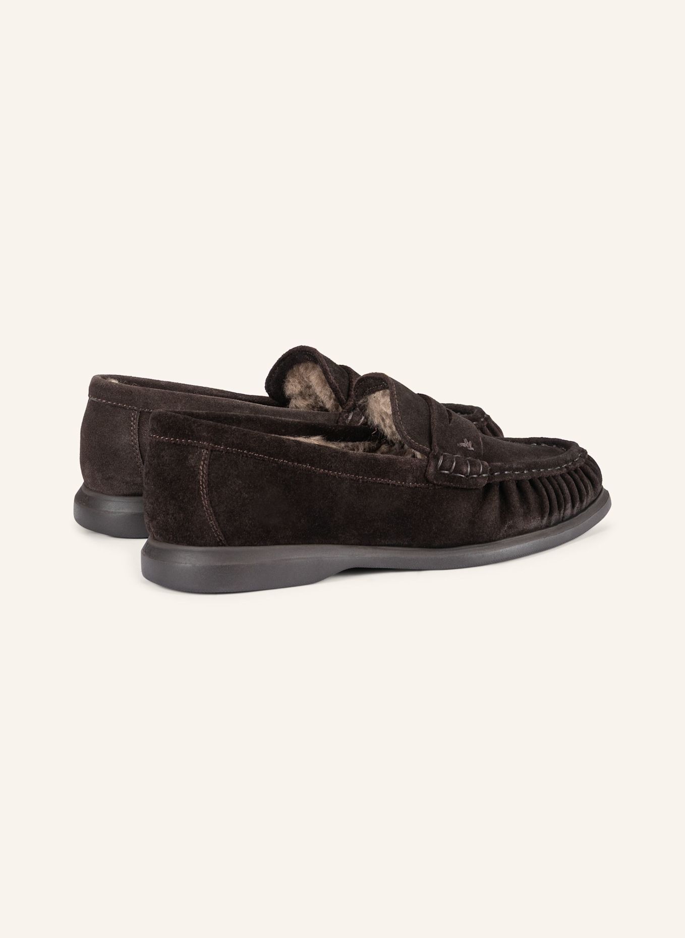 LLOYD N-STRIDE 240 L Slipper: DUNKELBRAUN