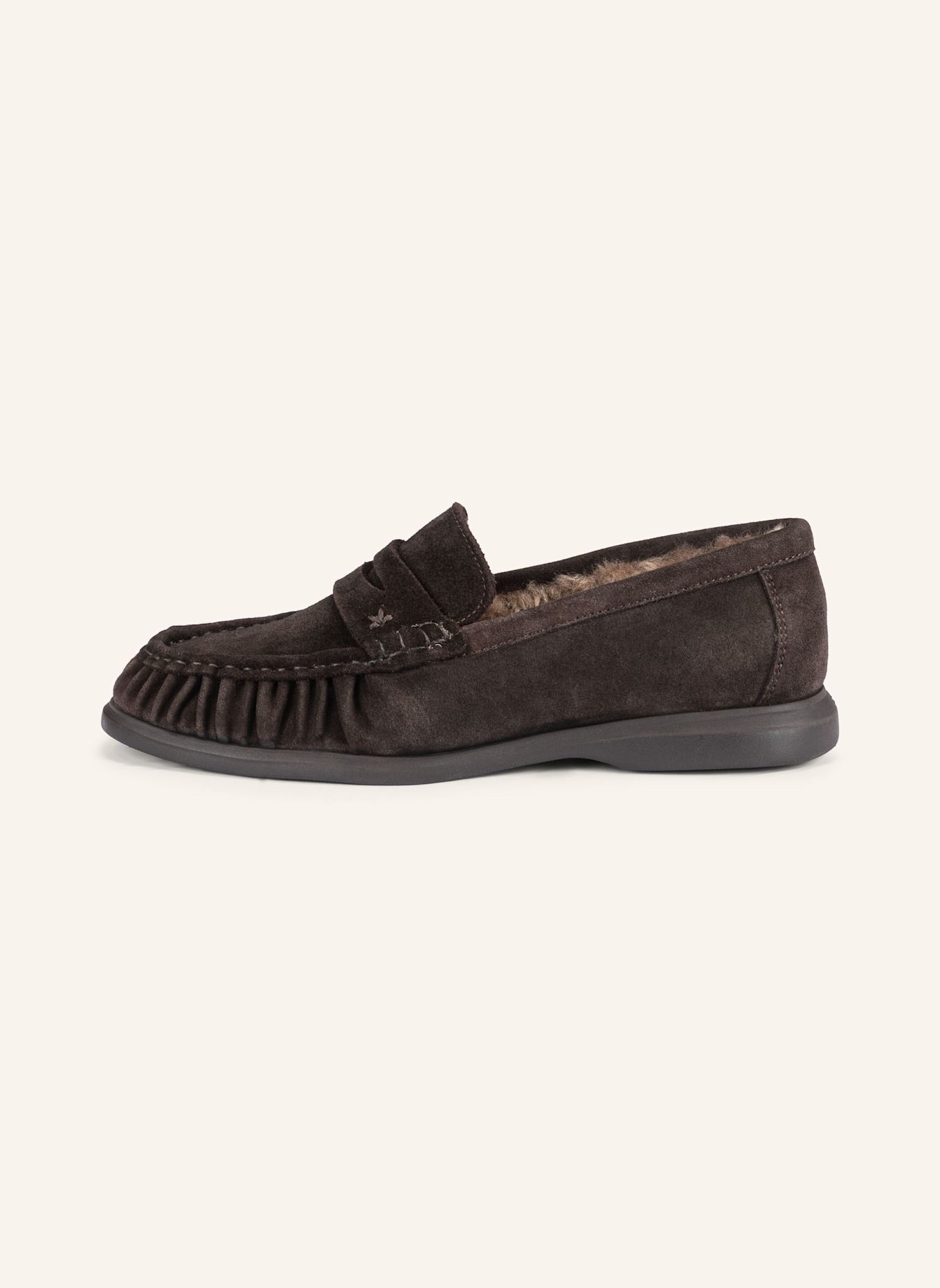 LLOYD N-STRIDE 240 L Slipper: DUNKELBRAUN