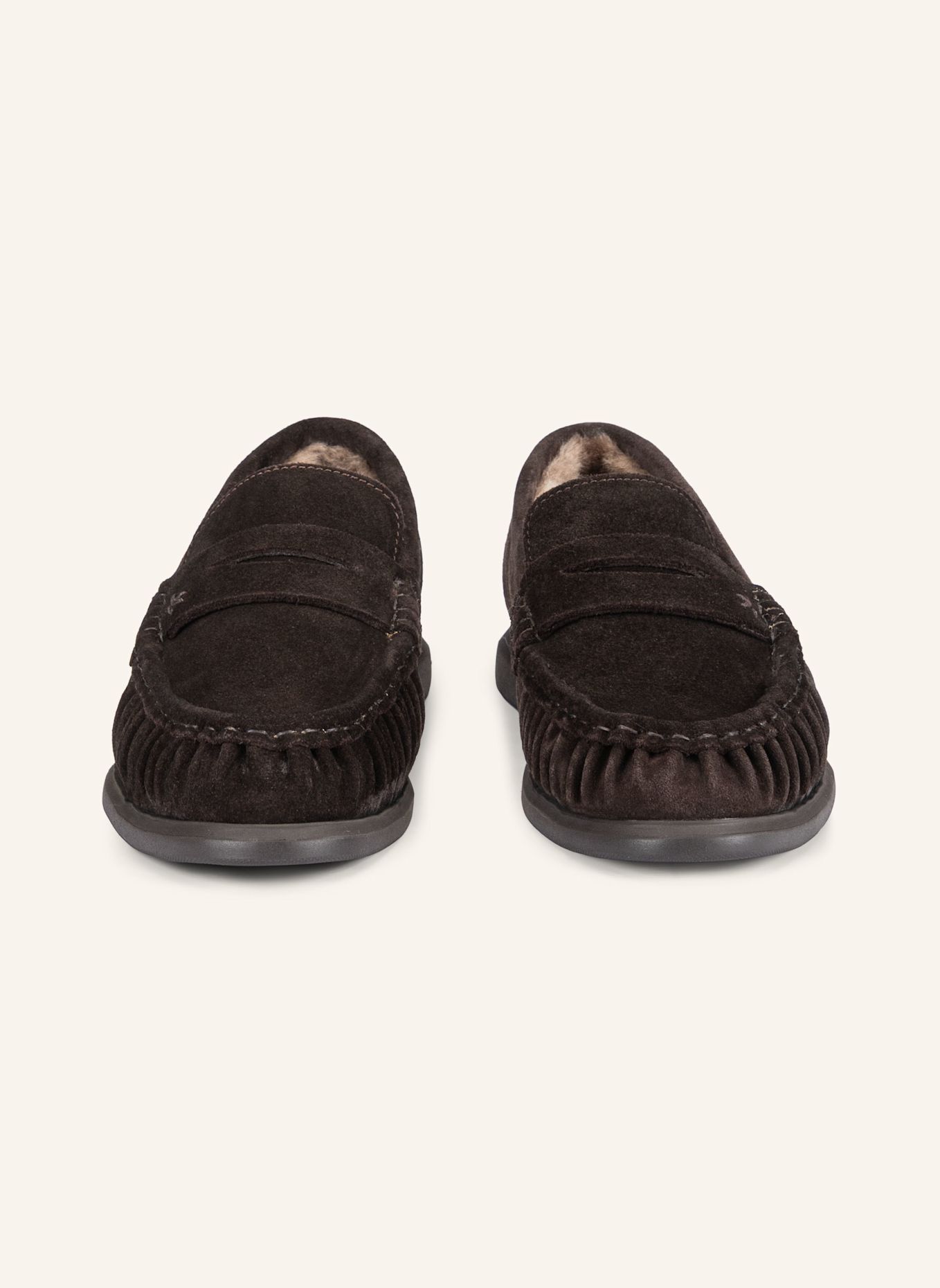 LLOYD N-STRIDE 240 L Slipper: DUNKELBRAUN