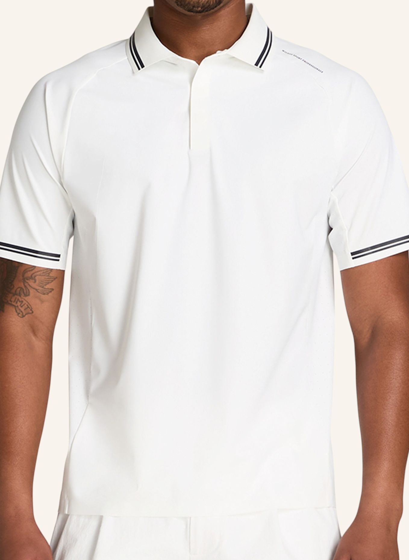 Wilson Poloshirt M PRO TOUR POLO: WEISS
