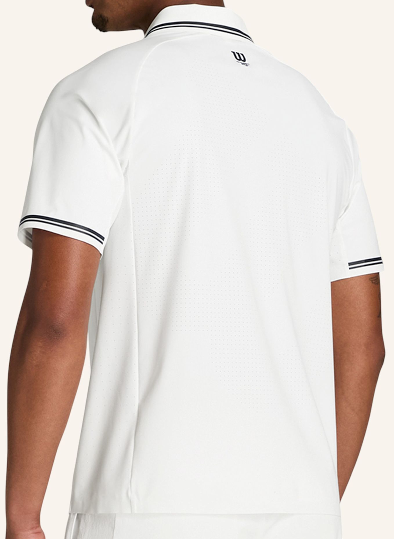Wilson Poloshirt M PRO TOUR POLO: WEISS