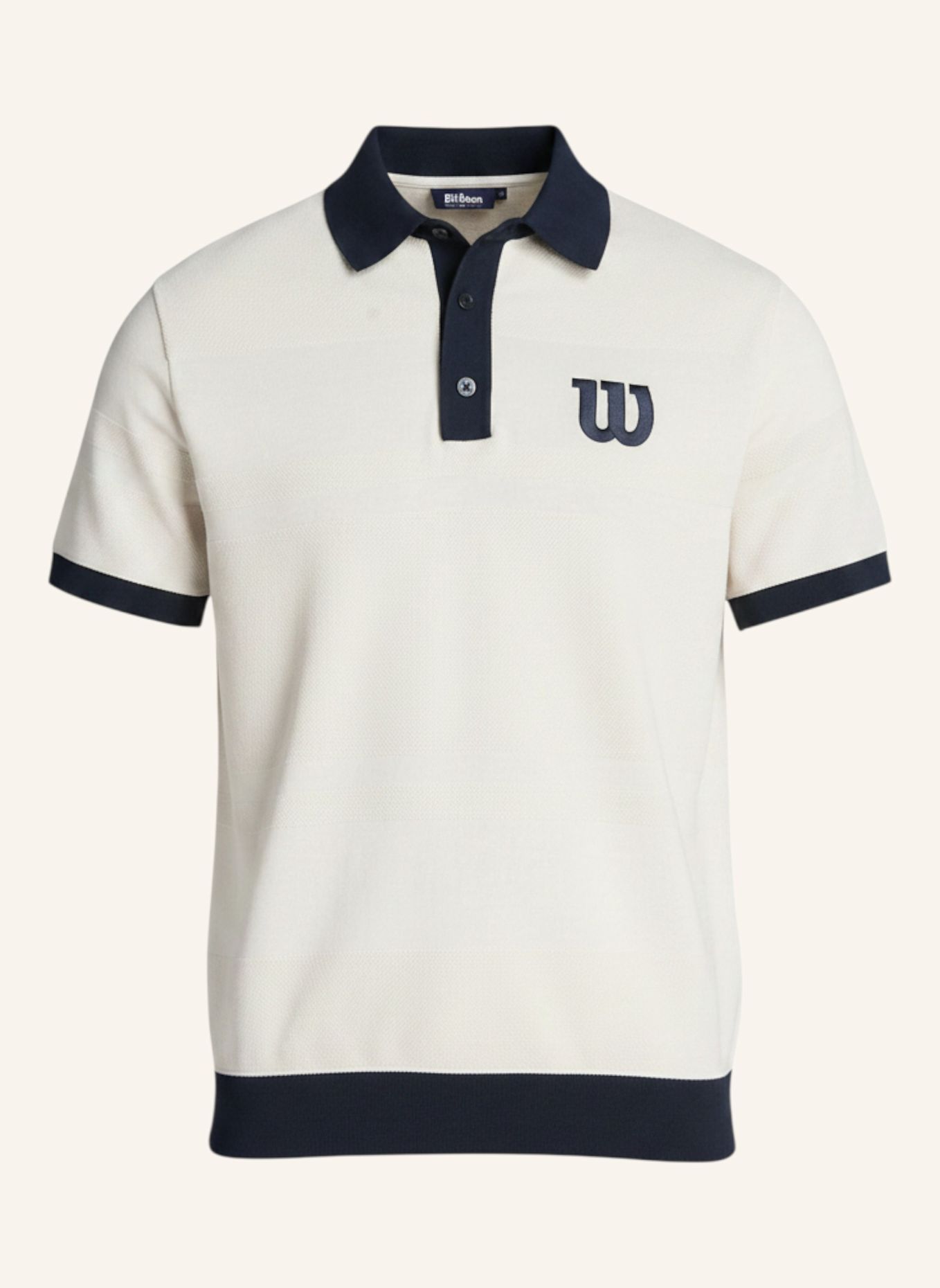 Wilson Poloshirt M LAFAYETTE KNIT POLO: GRAU