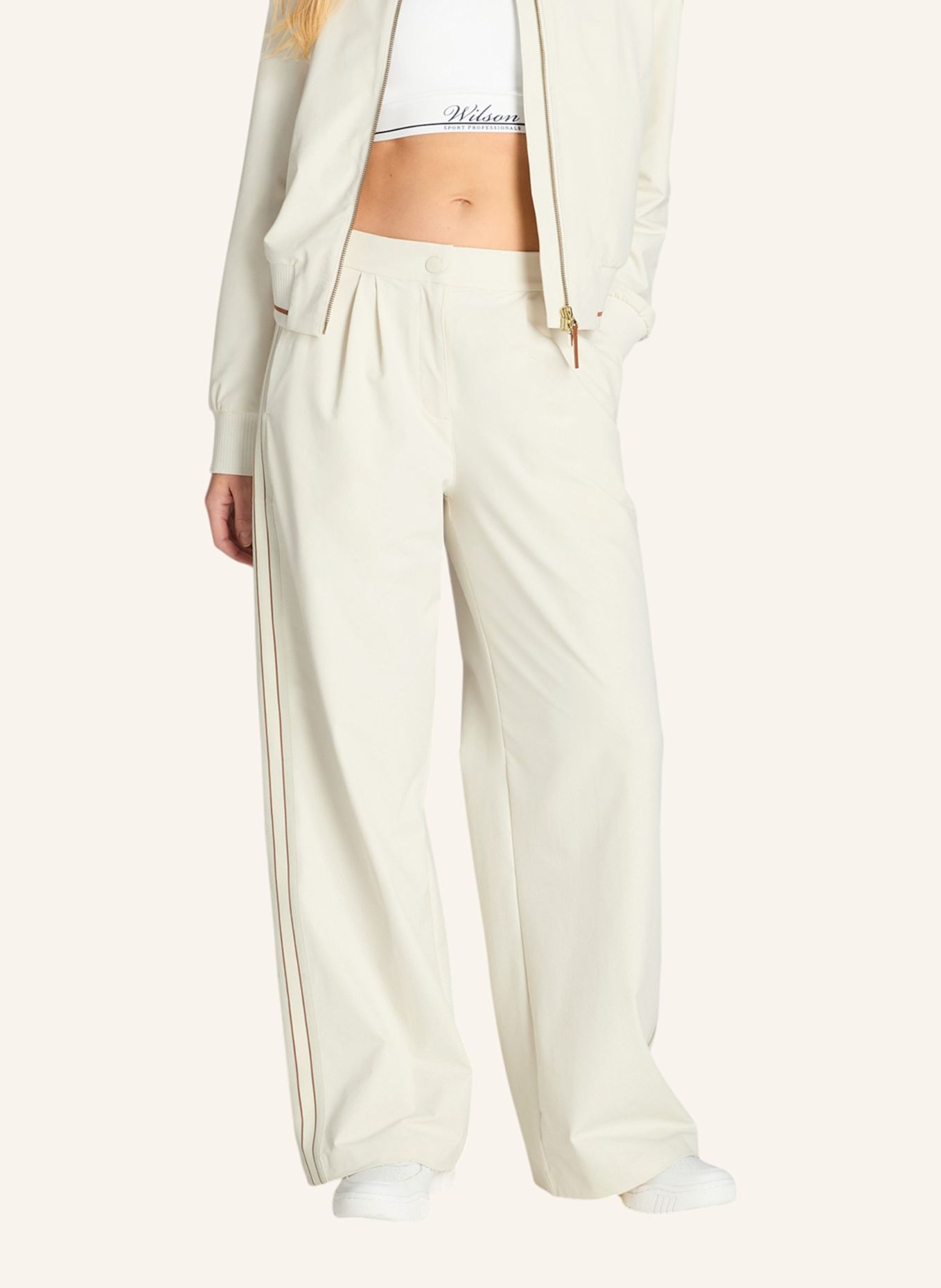 Wilson Sporthose W PENN PANT: WEISS / BEIGE