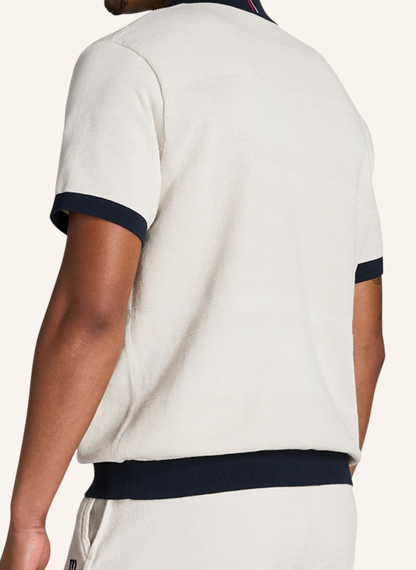 Wilson Poloshirt M LAFAYETTE KNIT POLO: GRAU