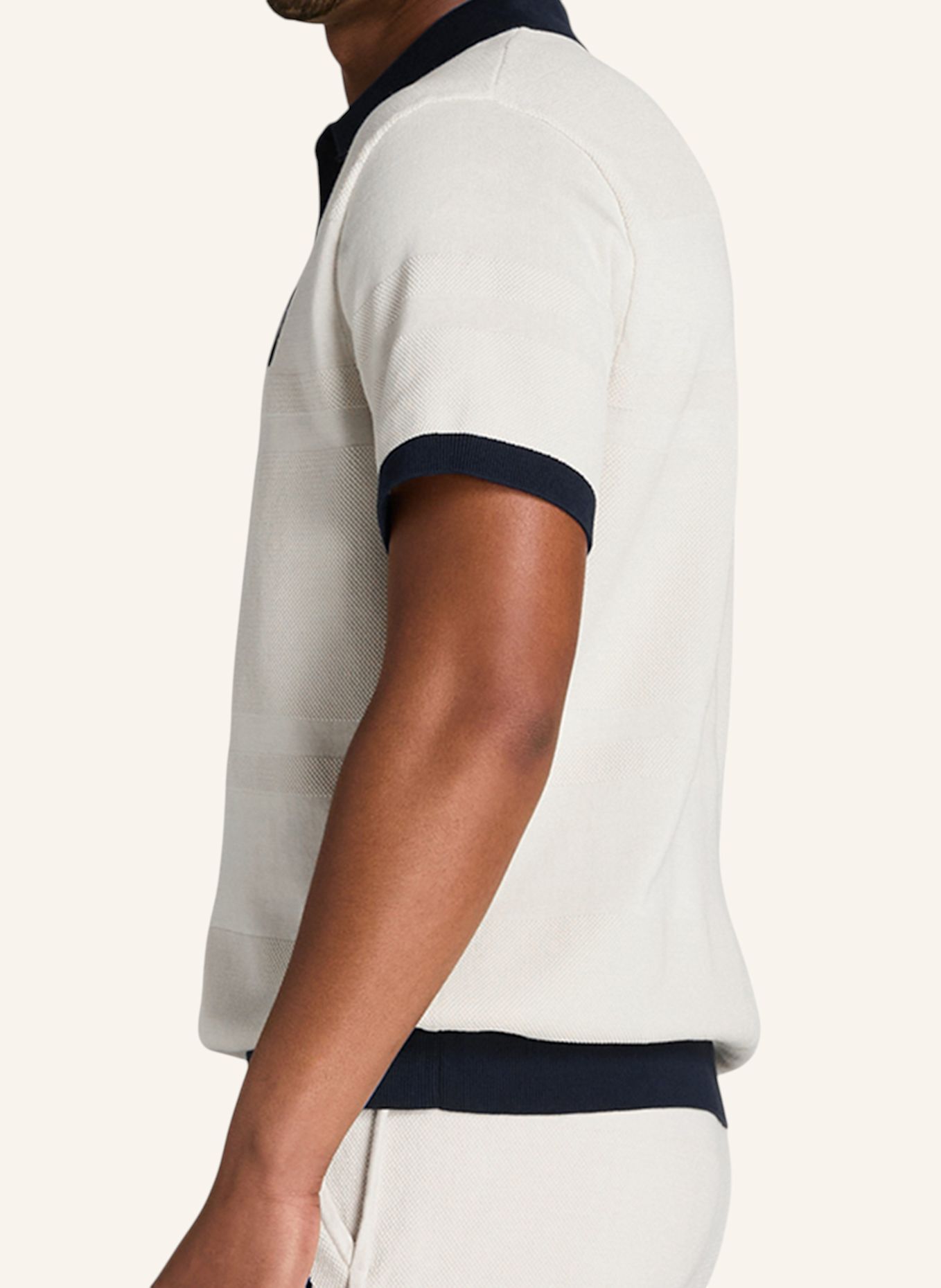 Wilson Poloshirt M LAFAYETTE KNIT POLO: GRAU