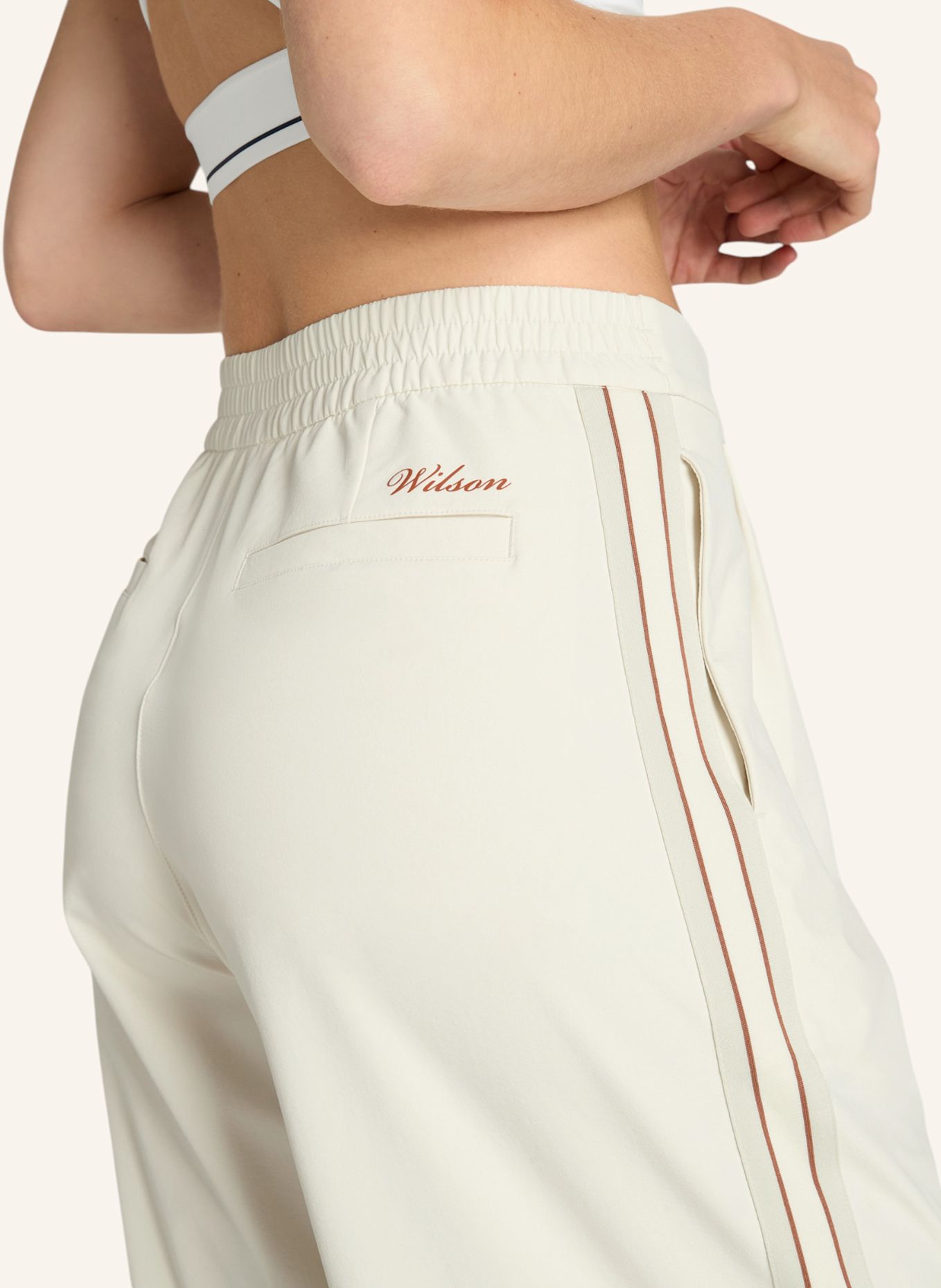 Wilson Sporthose W PENN PANT: WEISS / BEIGE
