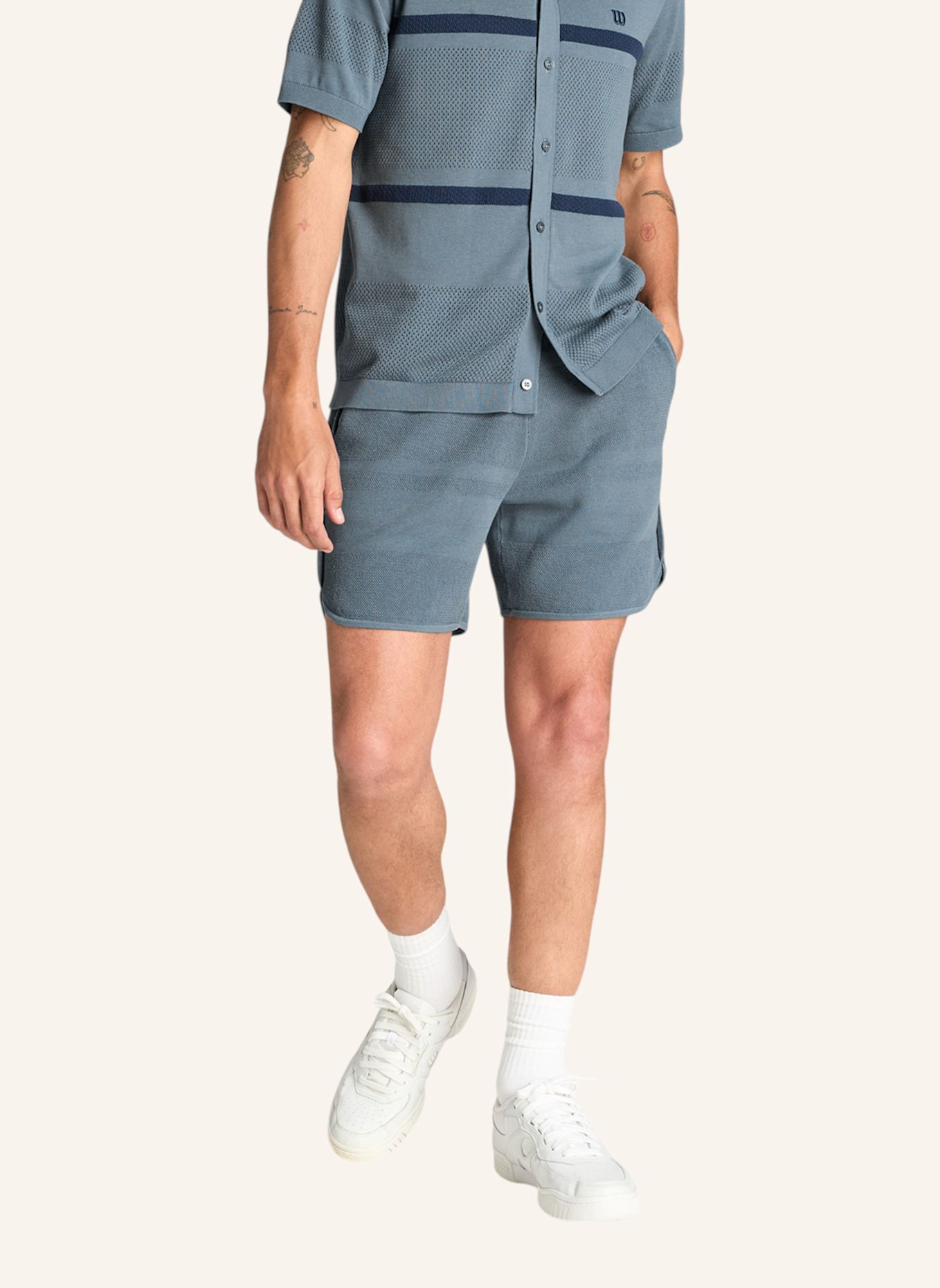 Wilson Sportshorts M LAFAYETTE SHORT UNLINED: HELLGRAU