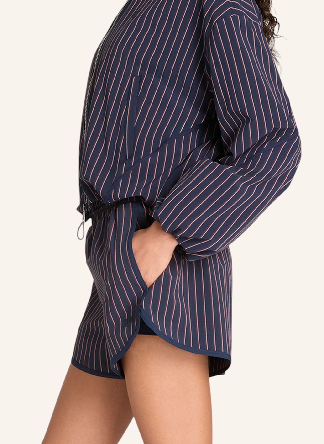 Wilson Sportshorts W ELLYN SHORT STRIPE: DUNKELBLAU