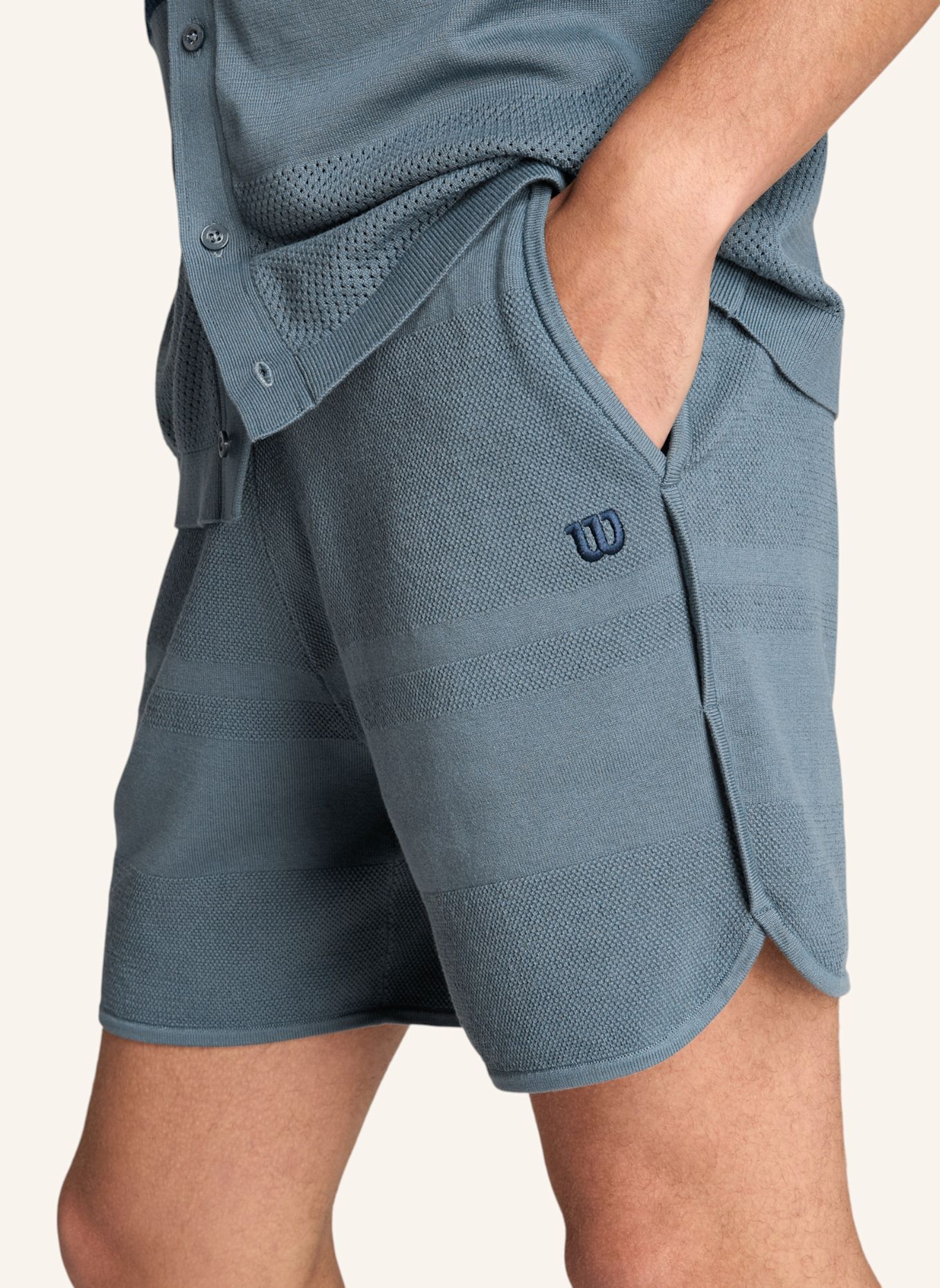 Wilson Sportshorts M LAFAYETTE SHORT UNLINED: HELLGRAU