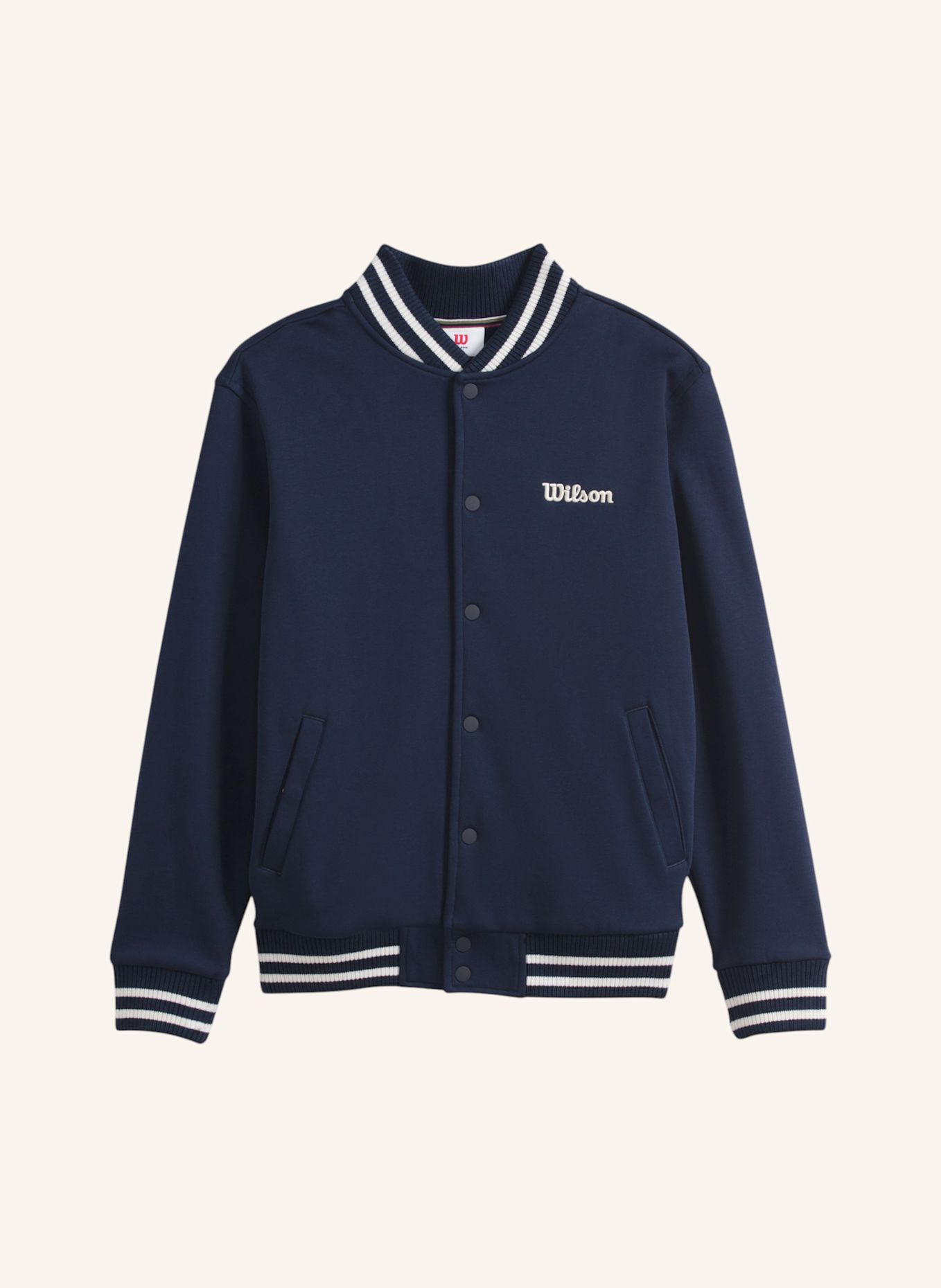 Wilson Collegejacke M HUDSON VARSITY BOMBER: BLAU