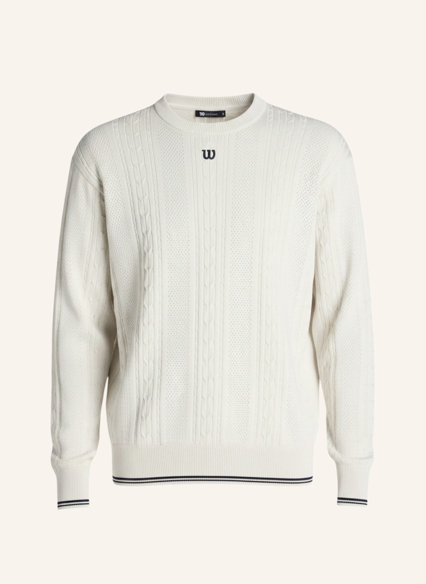 Wilson Sweatshirtpullover M CABLE SWEATER: GRAU