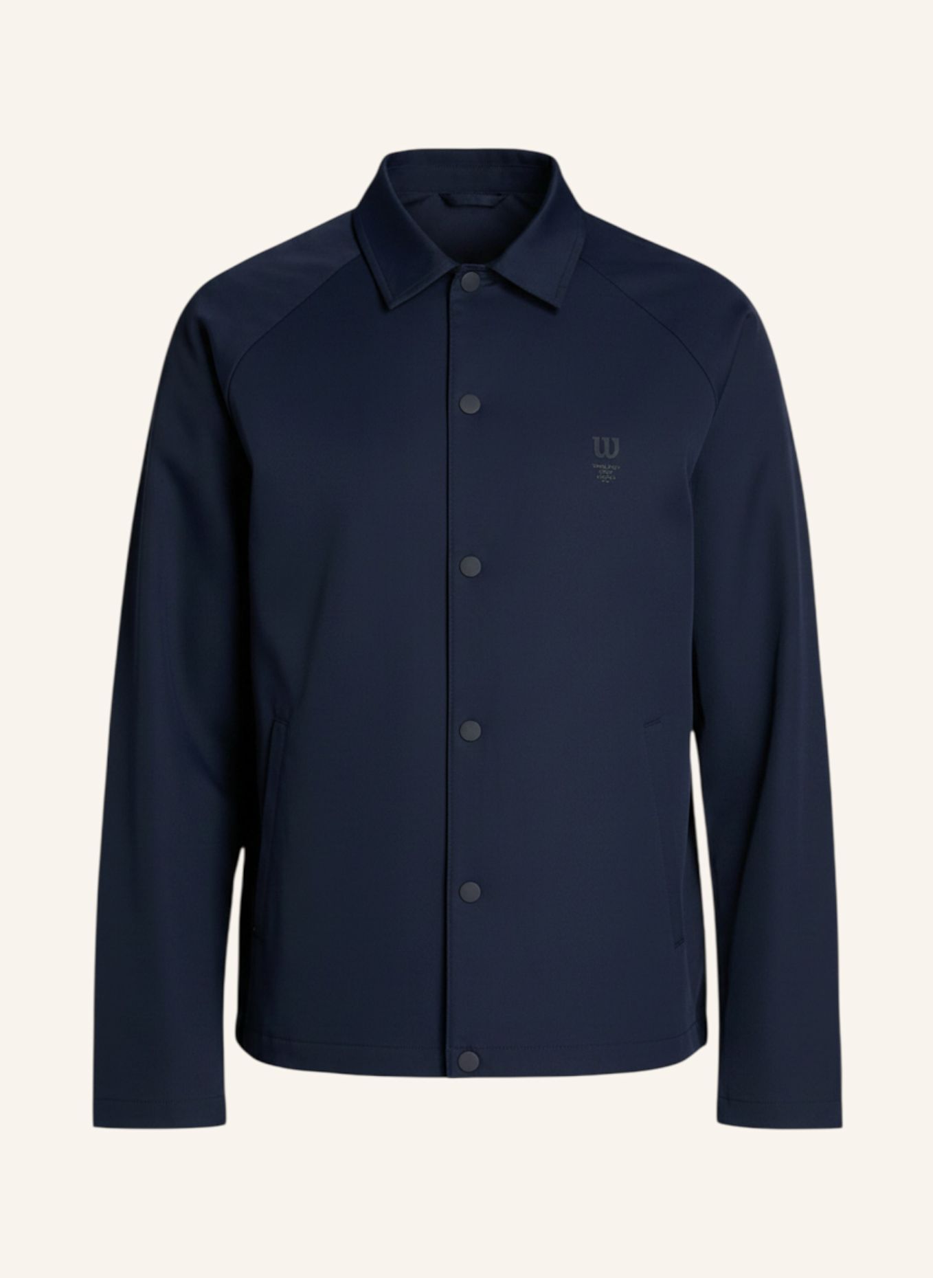 Wilson Sportjacke M SHIRT JACKET: BLAU