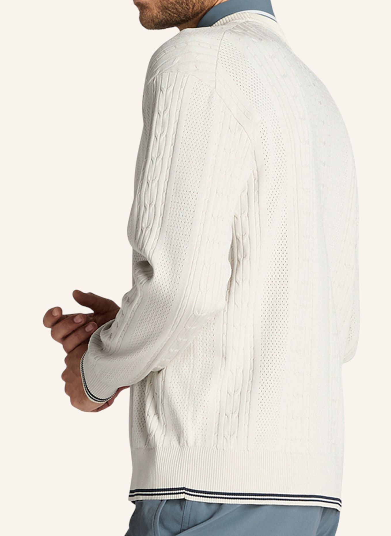 Wilson Sweatshirtpullover M CABLE SWEATER: GRAU