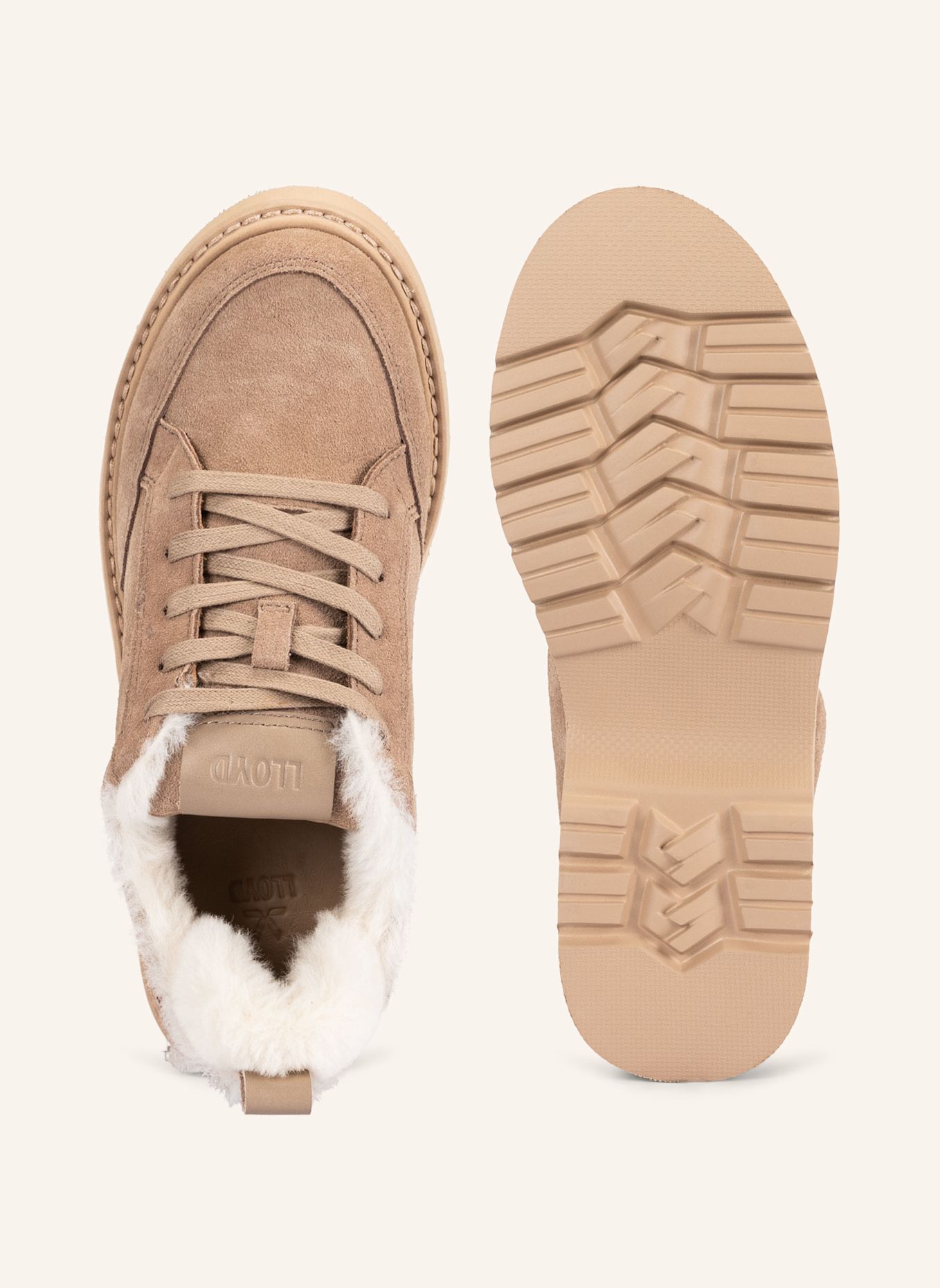 LLOYD ALURA 110 L Sneaker: BEIGE