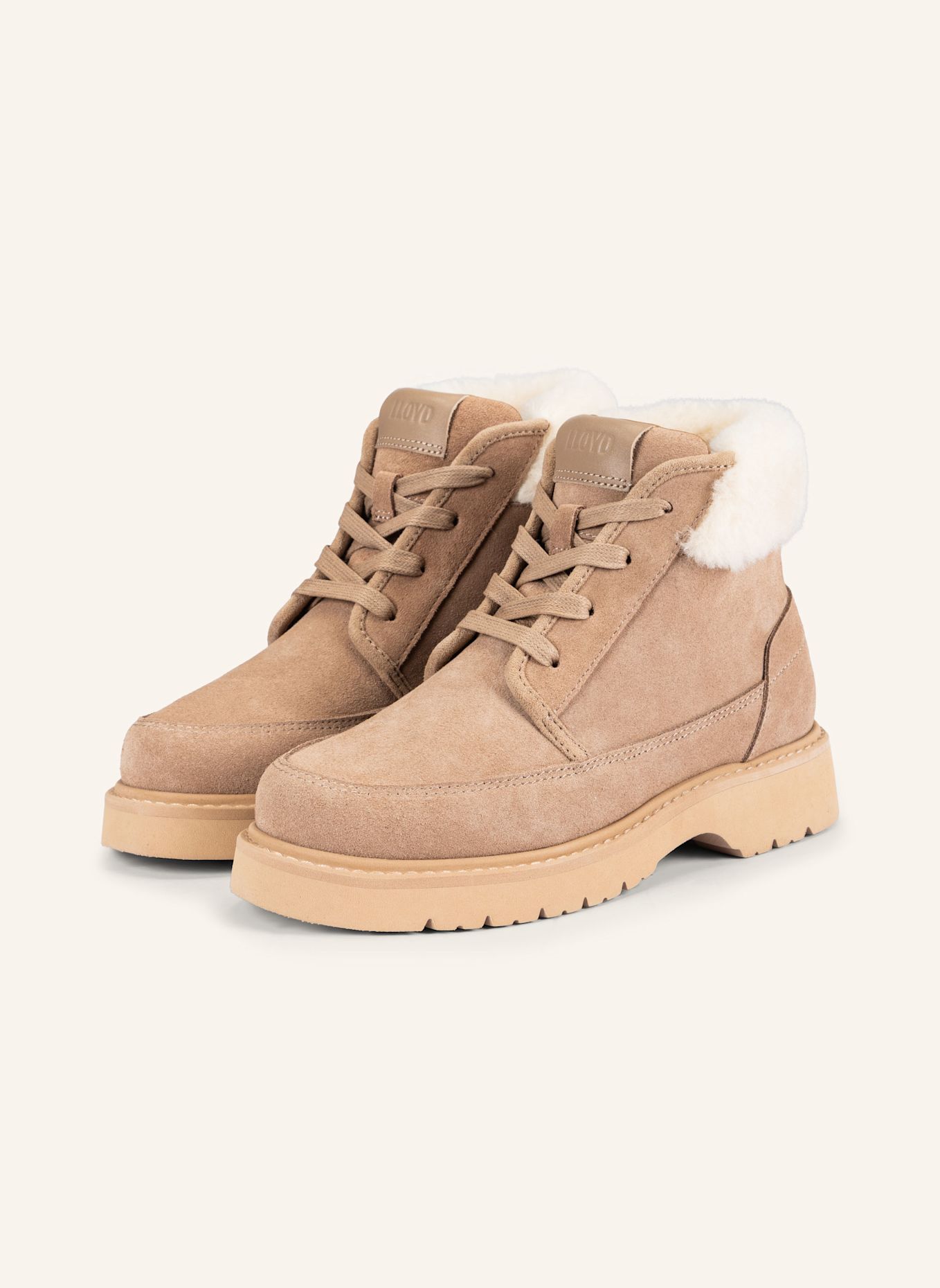 LLOYD ALURA 335 L Schnürstiefelette: BEIGE