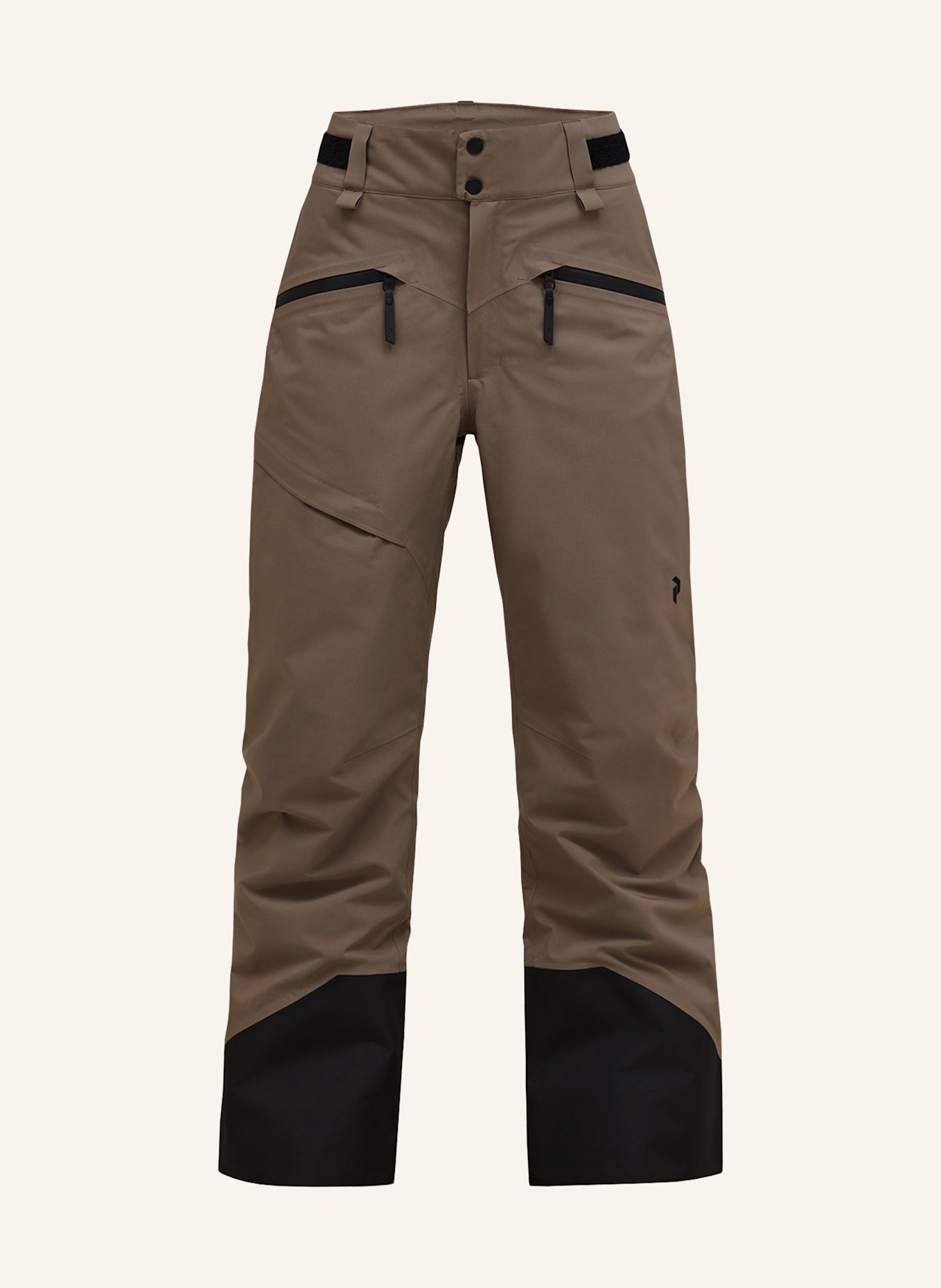 Peak Performance W Hipe® 2L Insulated Shell Ski Pants Skihose: HELLBRAUN