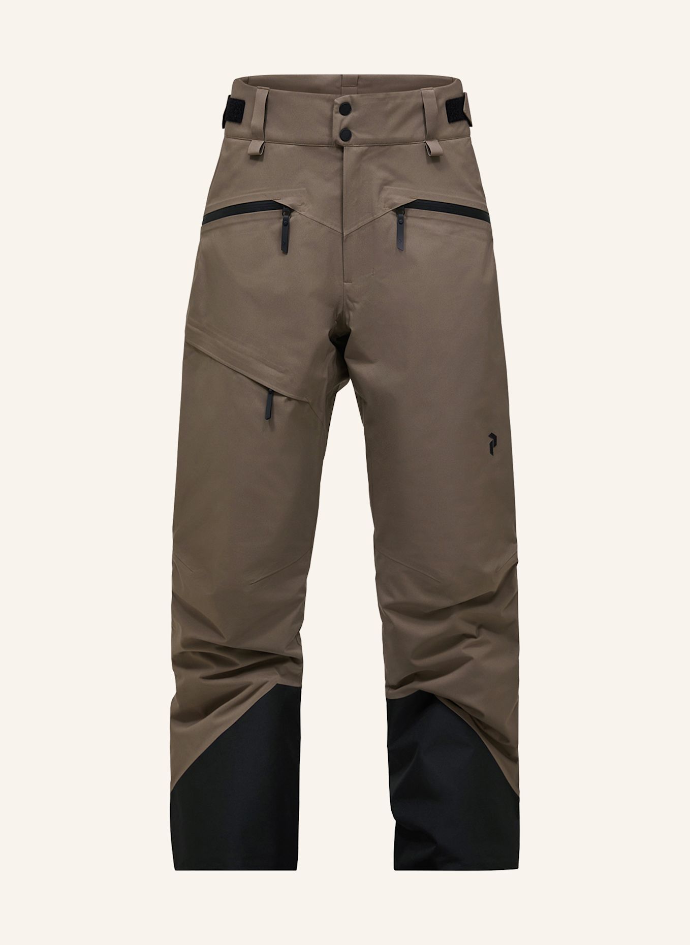 Peak Performance M Hipe® 2L Insulated Shell Ski Pants Skihose: HELLBRAUN