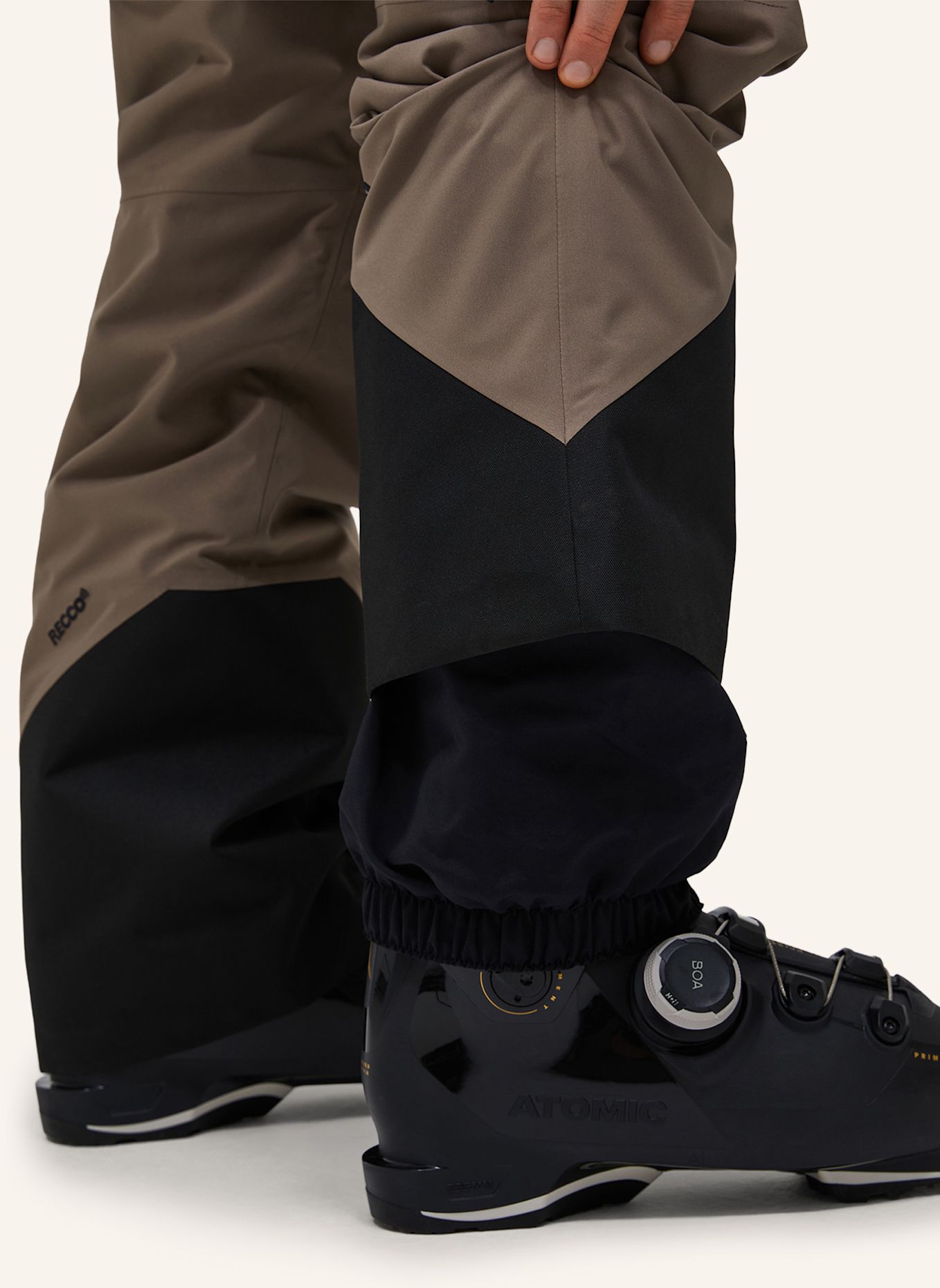 Peak Performance M Hipe® 2L Insulated Shell Ski Pants Skihose: HELLBRAUN