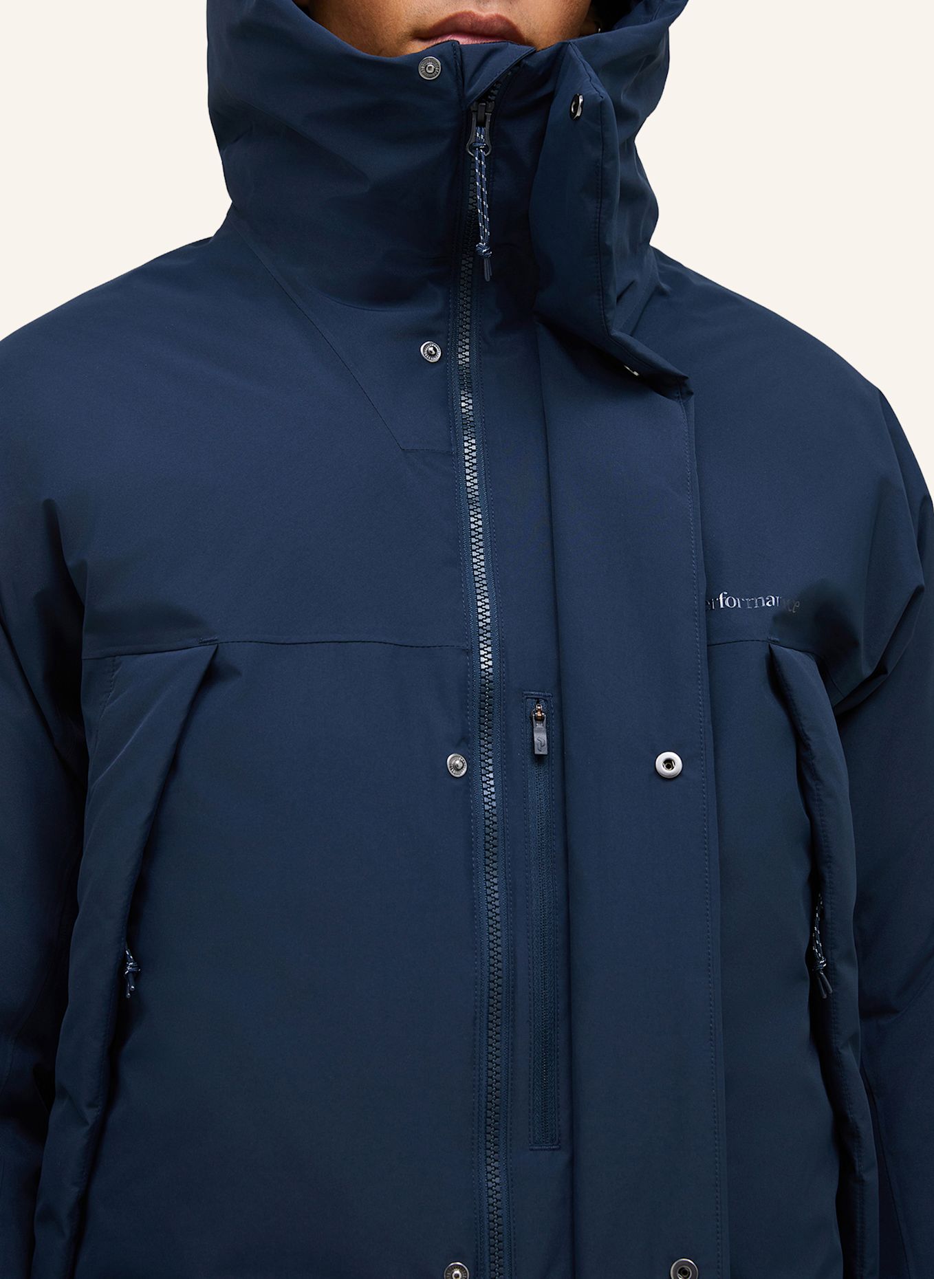 Peak Performance M Treeline Hipe® 2L Down Shell Parka Daunenmantel: DUNKELBLAU