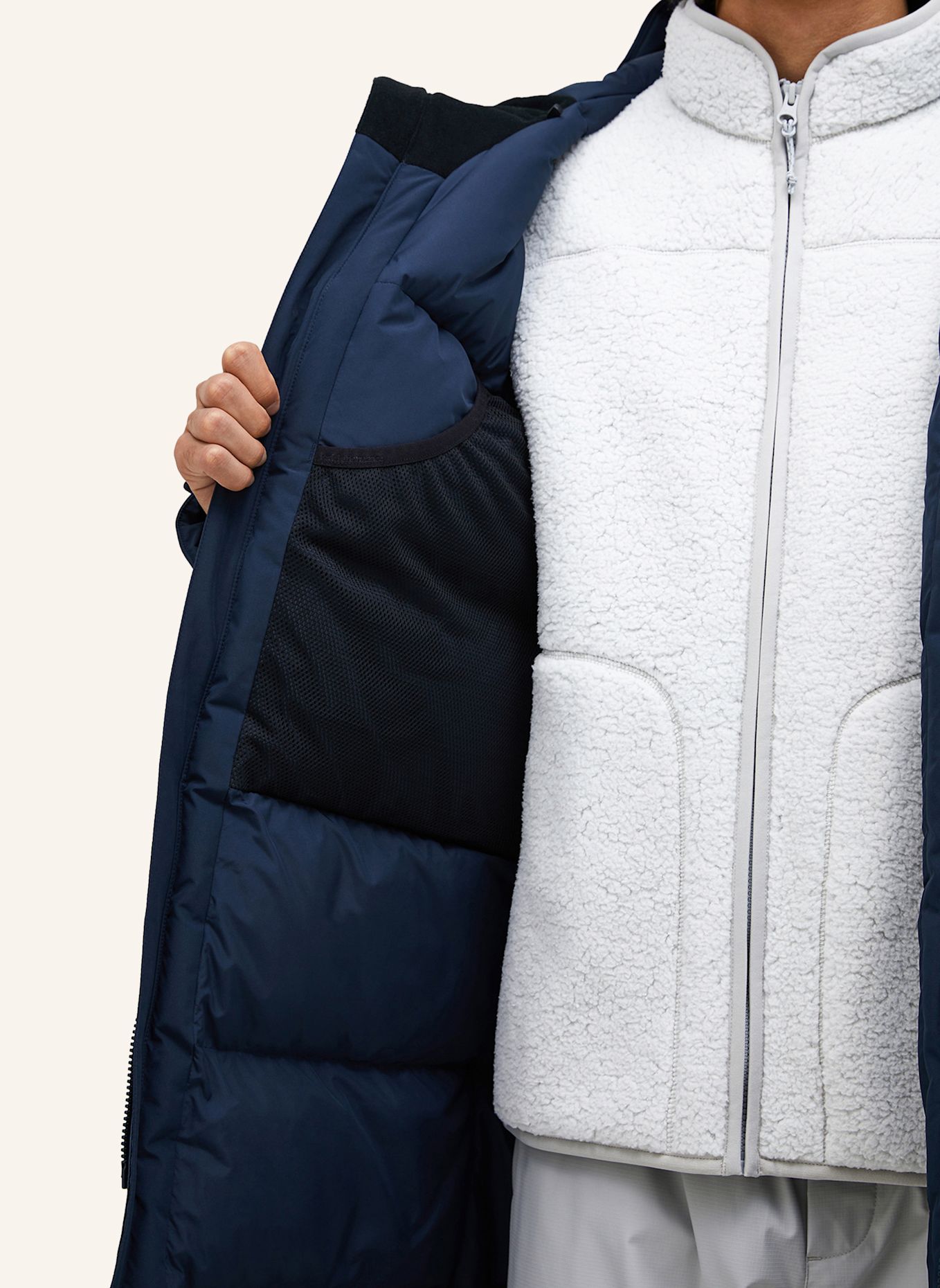 Peak Performance M Treeline Hipe® 2L Down Shell Parka Daunenmantel: DUNKELBLAU