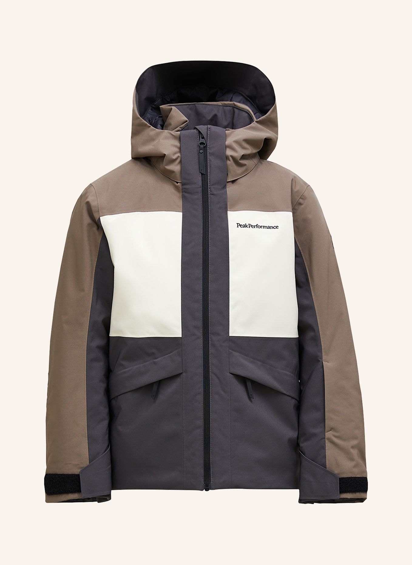 Peak Performance Jr Gravity Hipe® 2L Insulated Shell Jacket Skijacke: HELLBRAUN