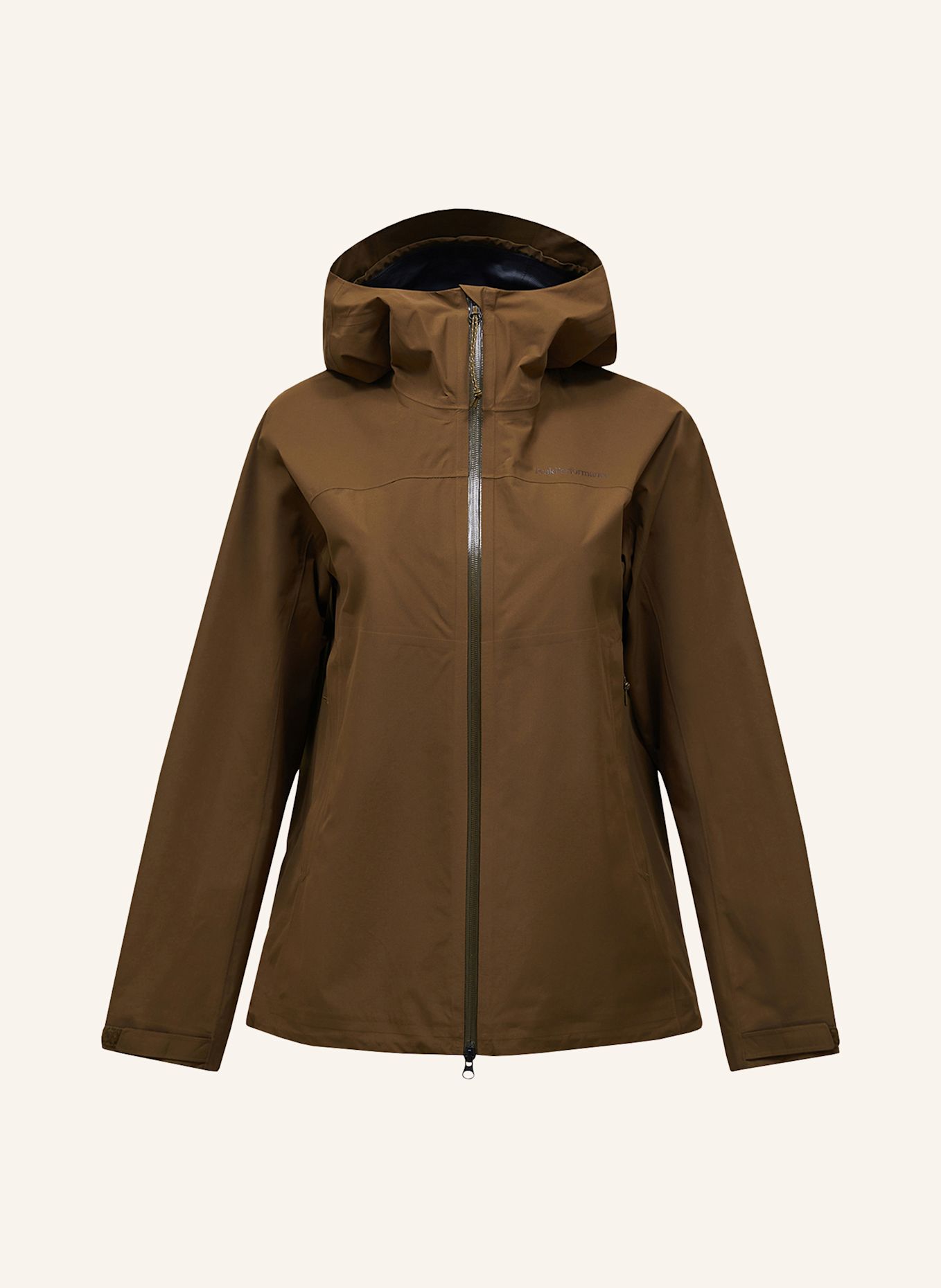 Peak Performance W Treeline Hipe® 2.5L Shell Jacket Funktionsjacke: KHAKI
