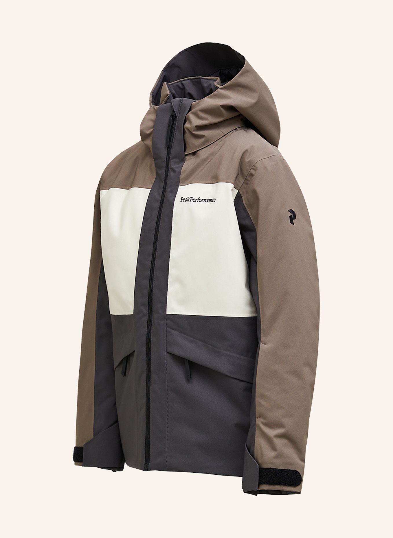 Peak Performance Jr Gravity Hipe® 2L Insulated Shell Jacket Skijacke: HELLBRAUN