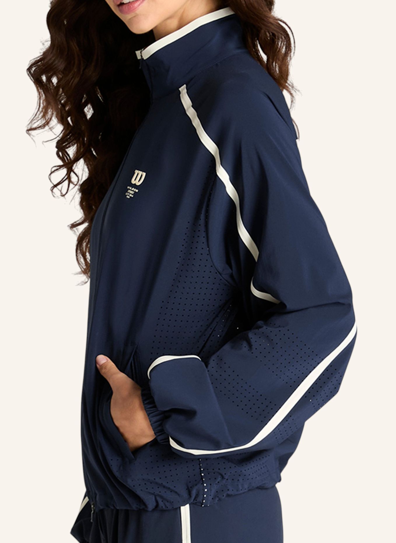Wilson Sportjacke W VICTORY TECH JACKET: BLAU