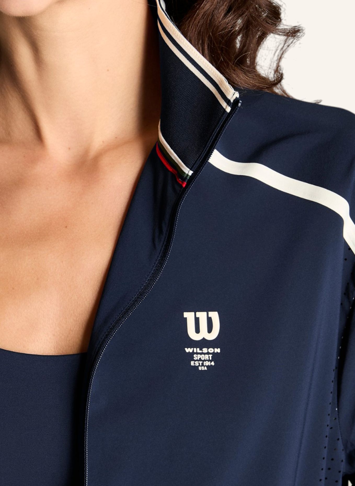 Wilson Sportjacke W VICTORY TECH JACKET: BLAU