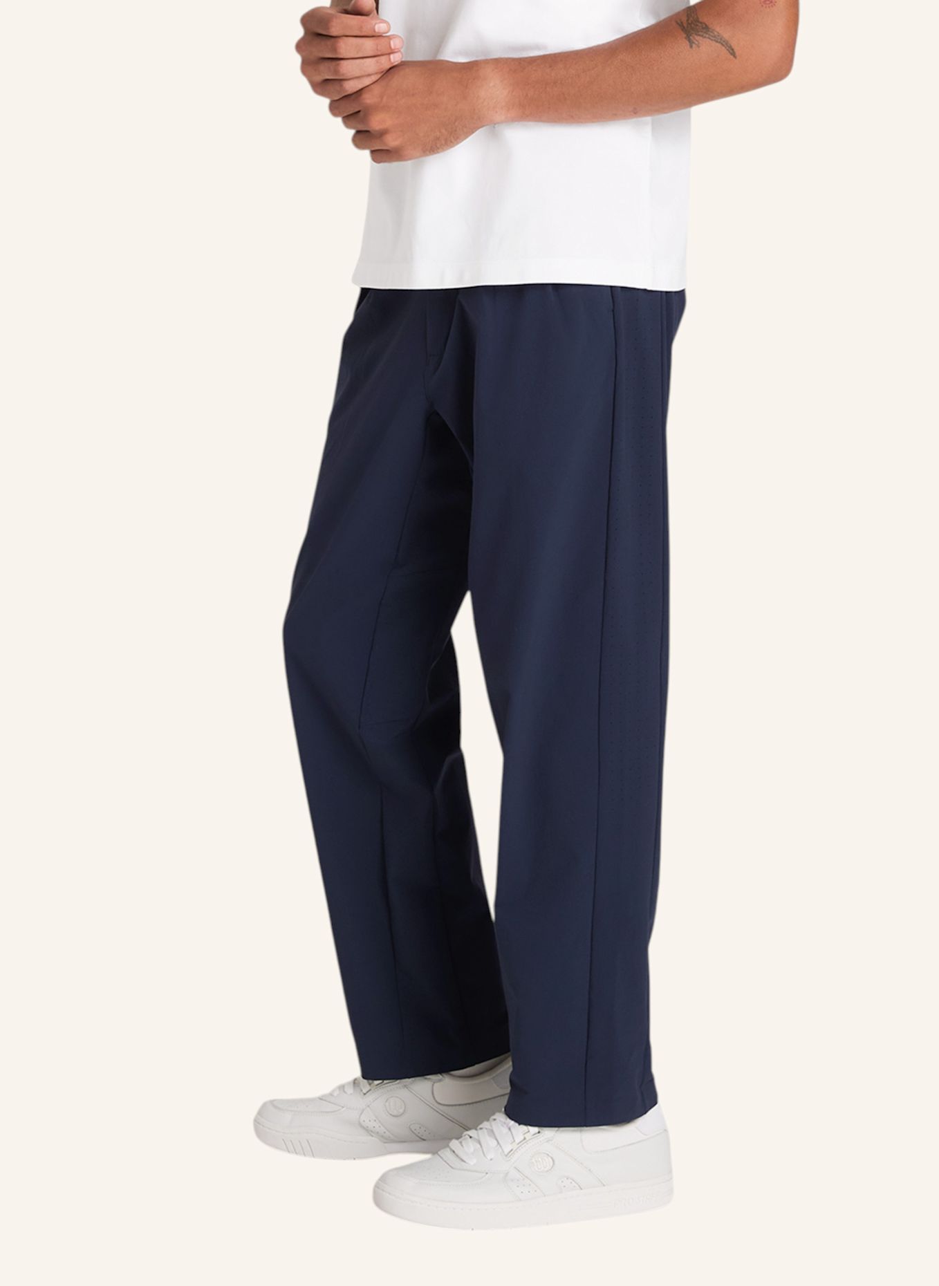 Wilson Sportshorts M TIEBREAKER PLEATED PANT: DUNKELBLAU