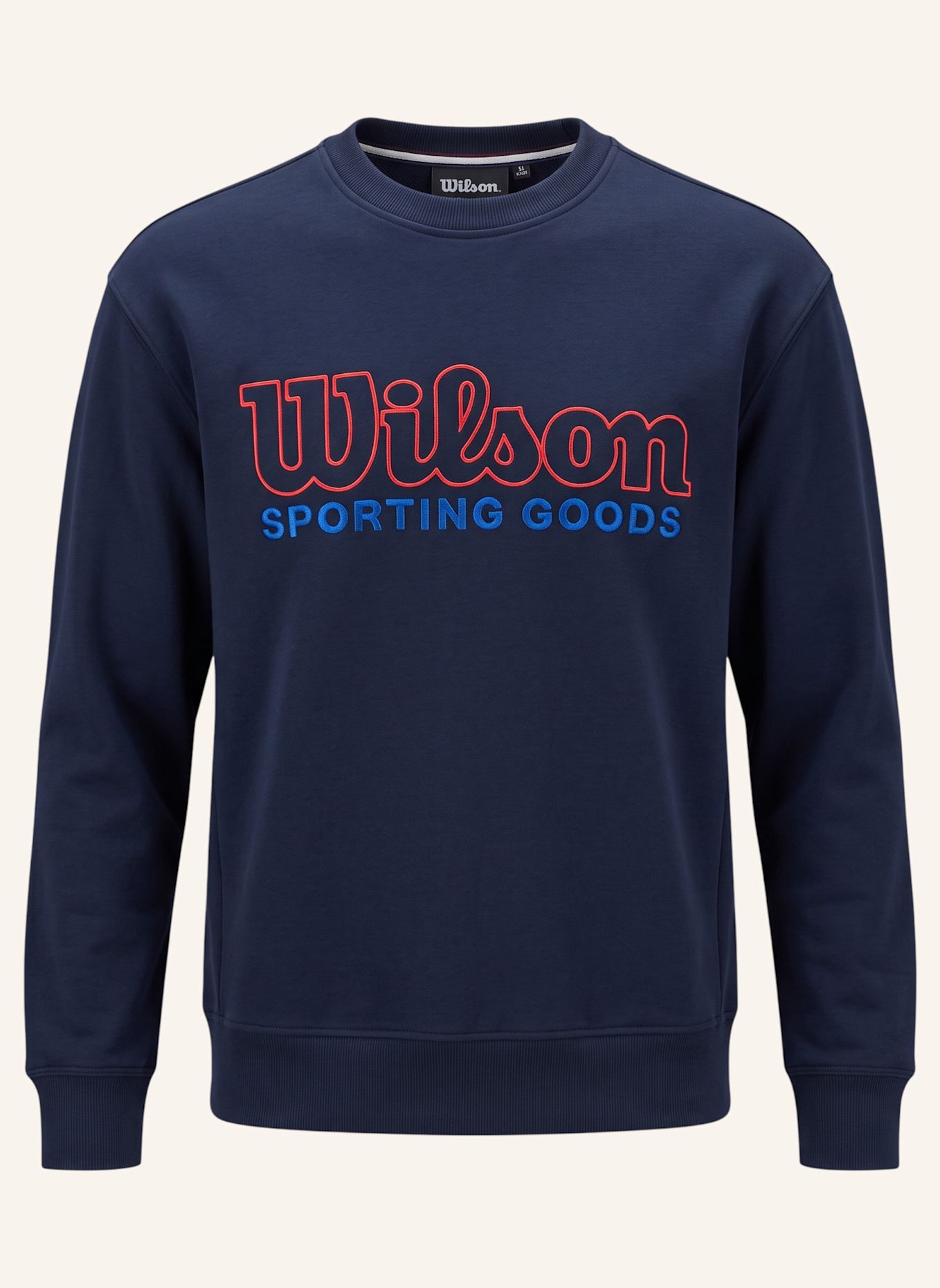 Wilson Sweatshirtpullover M PLAYSTATE CREW SWEATSHIRT: ROT / BLAU