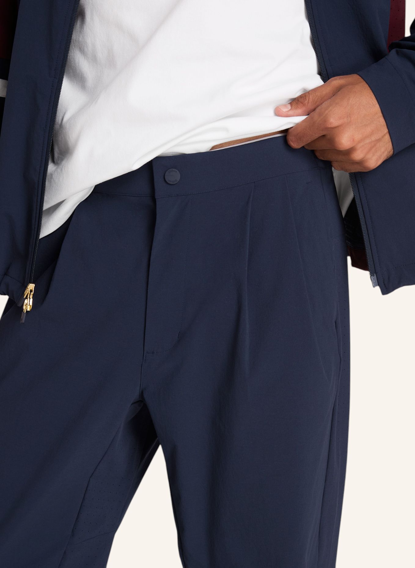 Wilson Sportshorts M TIEBREAKER PLEATED PANT: DUNKELBLAU