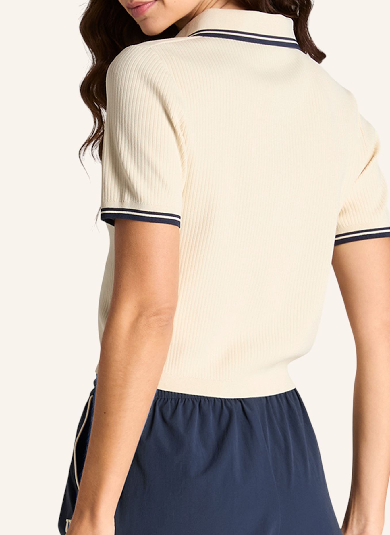 Wilson Poloshirt W ASTOR RIB POLO: WEISS
