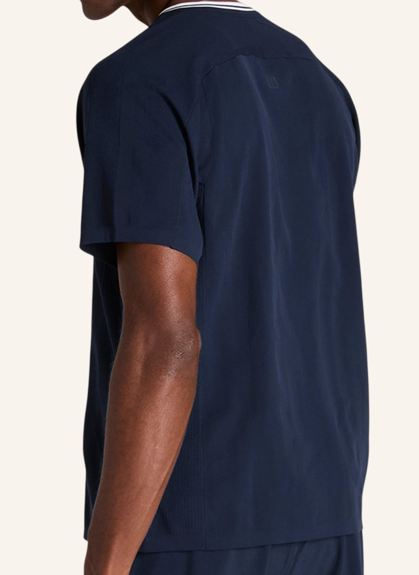 Wilson Shirt M SYSTEMS RALLY TEE: BLAU
