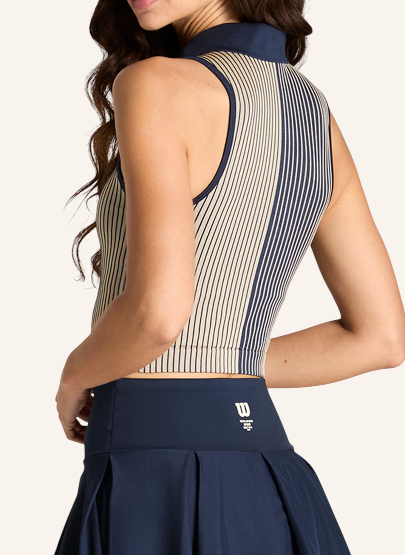 Wilson Tanktop W TOPSPIN SEAMLESS POLO SE 2.0: BLAU