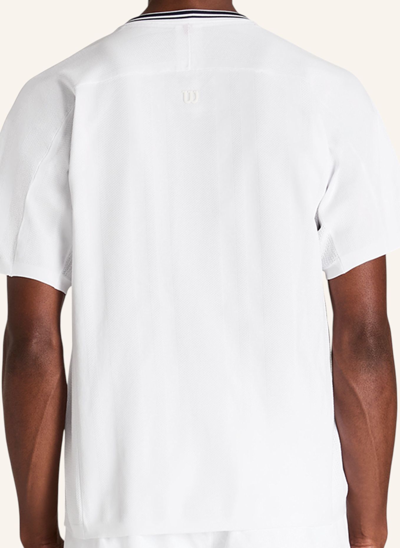 Wilson Shirt M SYSTEMS RALLY TEE: WEISS